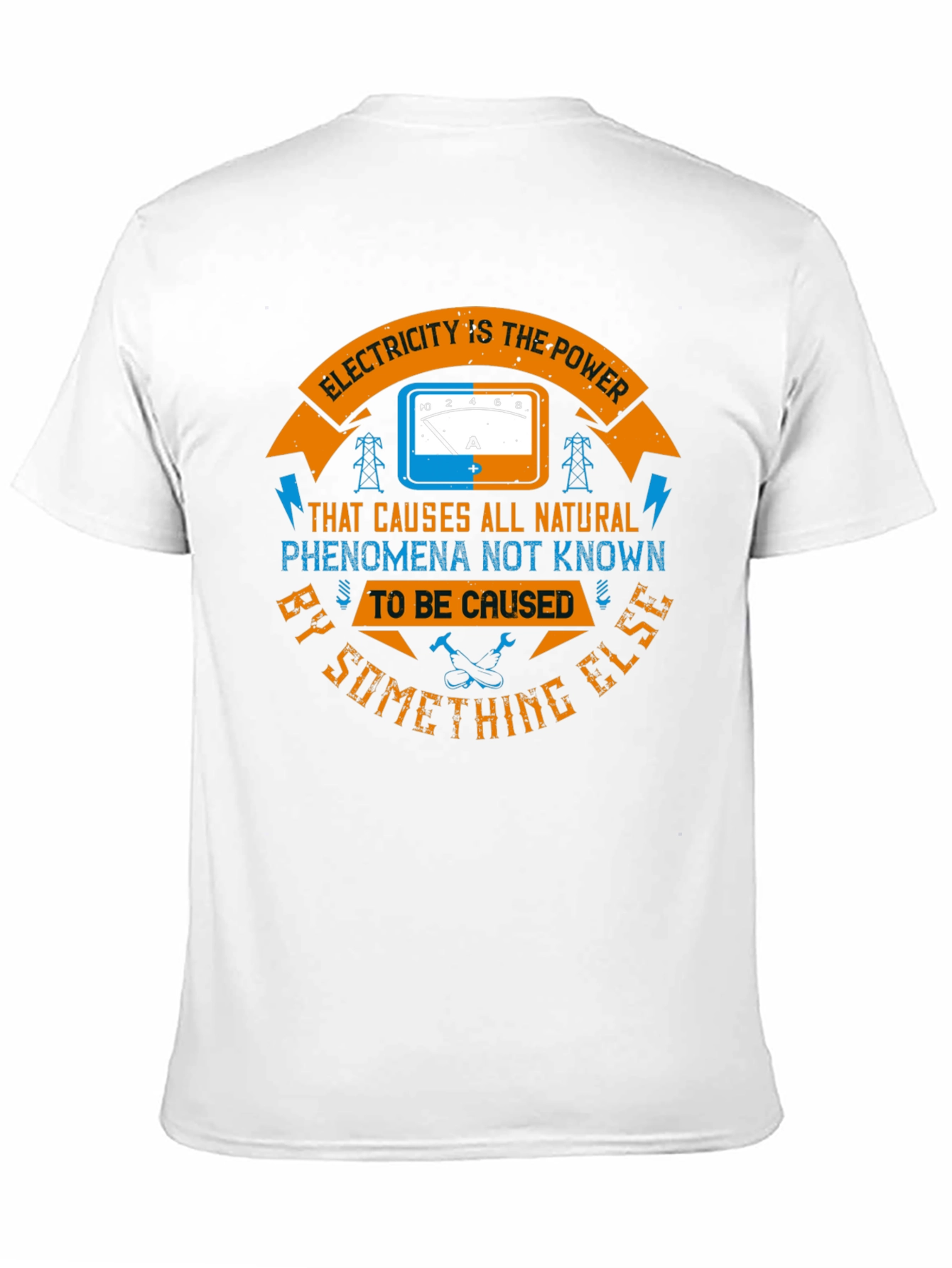 Electricity is The Power Graphic T-Shirt