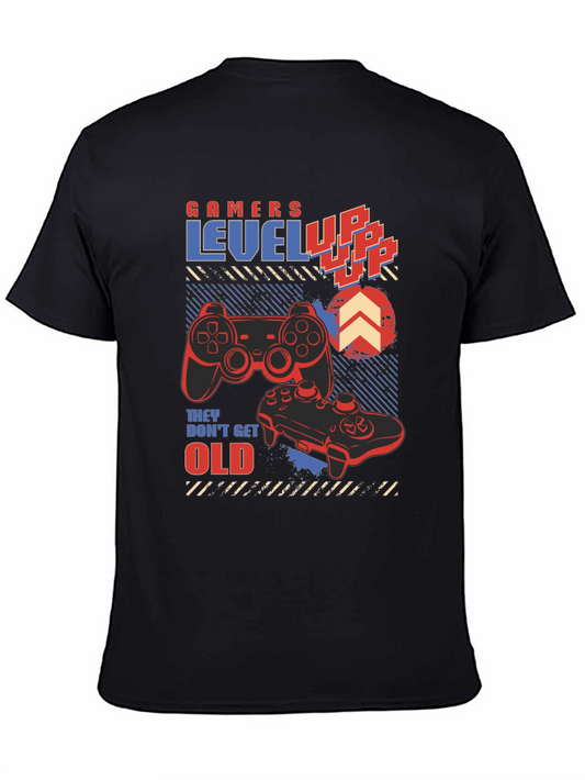 Gamers Level Up Graphic Tee