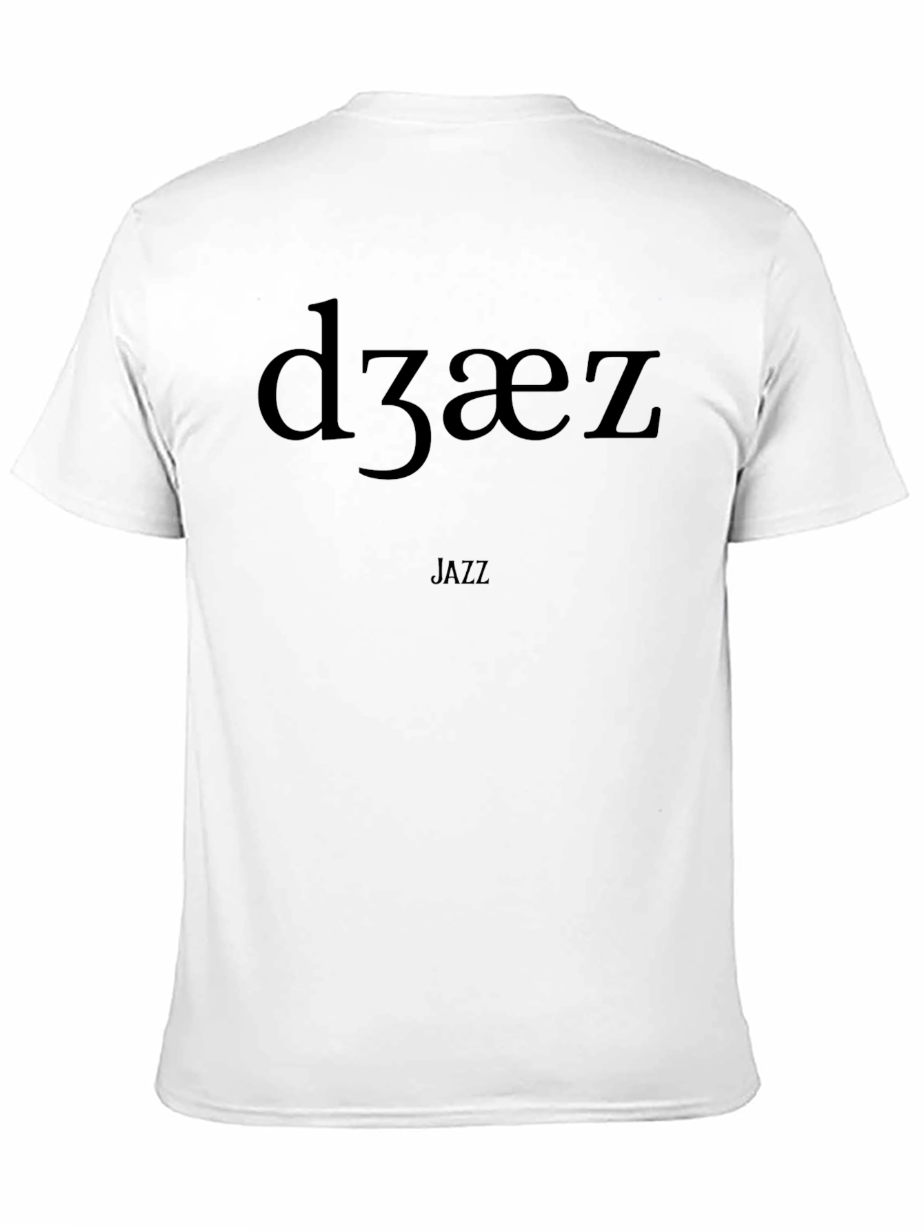 Jazz Phonetics T-Shirt - Stylish Musician Tee