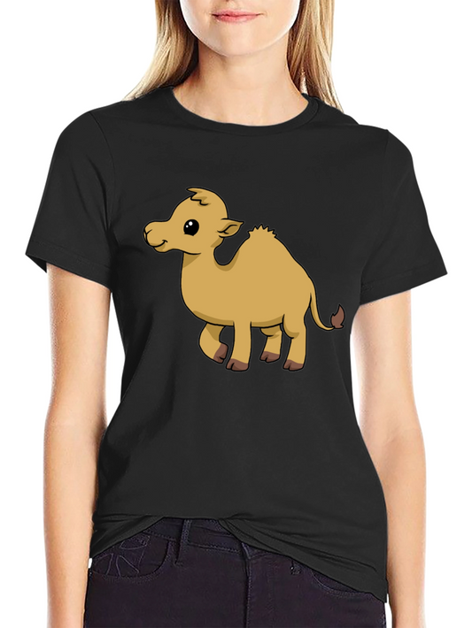 Cute Cartoon Camel Graphic T-Shirt