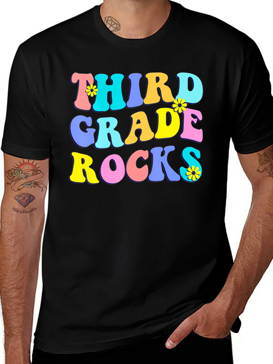 Third Grade Rocks Graphic Tee