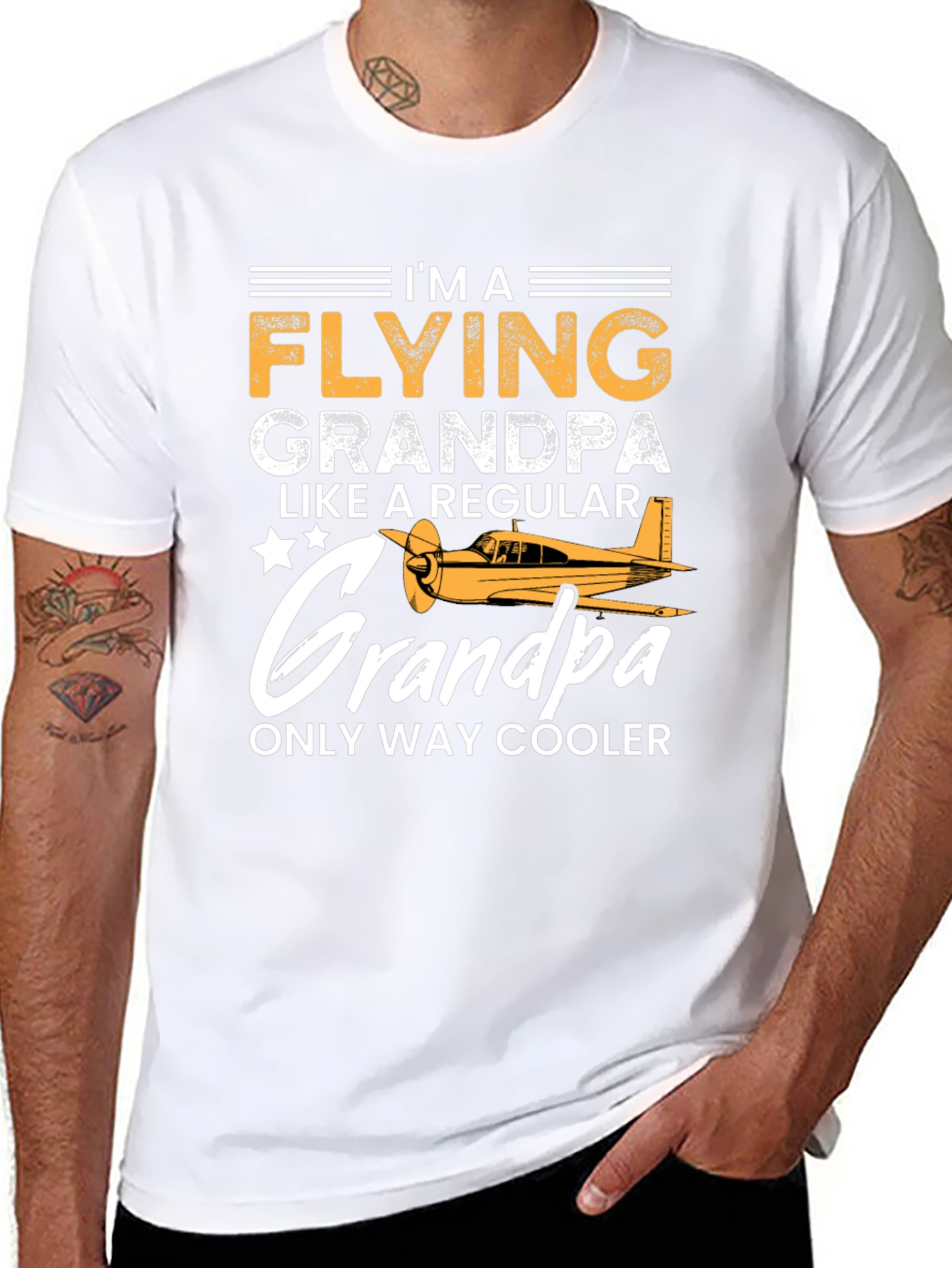 Flying Grandpa T-Shirt - Aviation Grandpa Gift