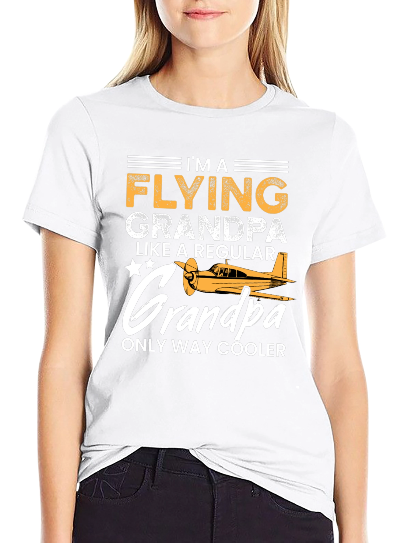 Flying Grandpa T-Shirt - Aviation Grandpa Gift