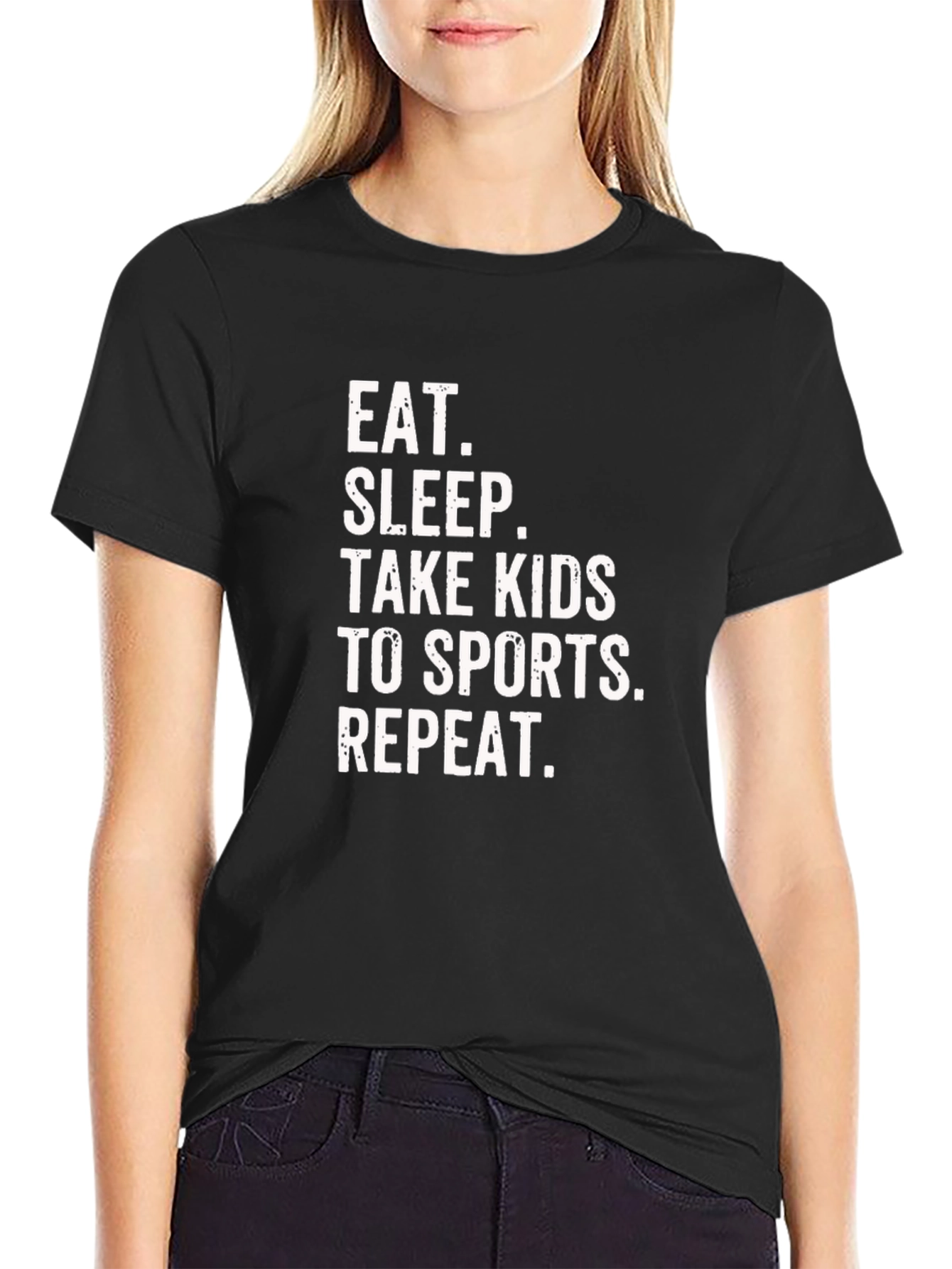 Eat Sleep Take Kids to Sports Repeat T-Shirt