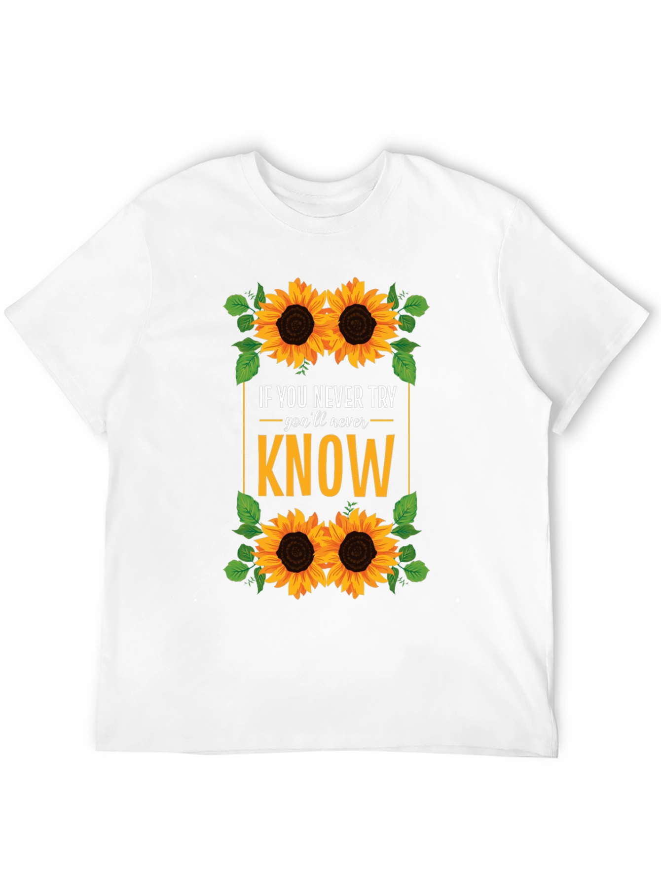 Sunflower Graphic T-Shirt - Never Know