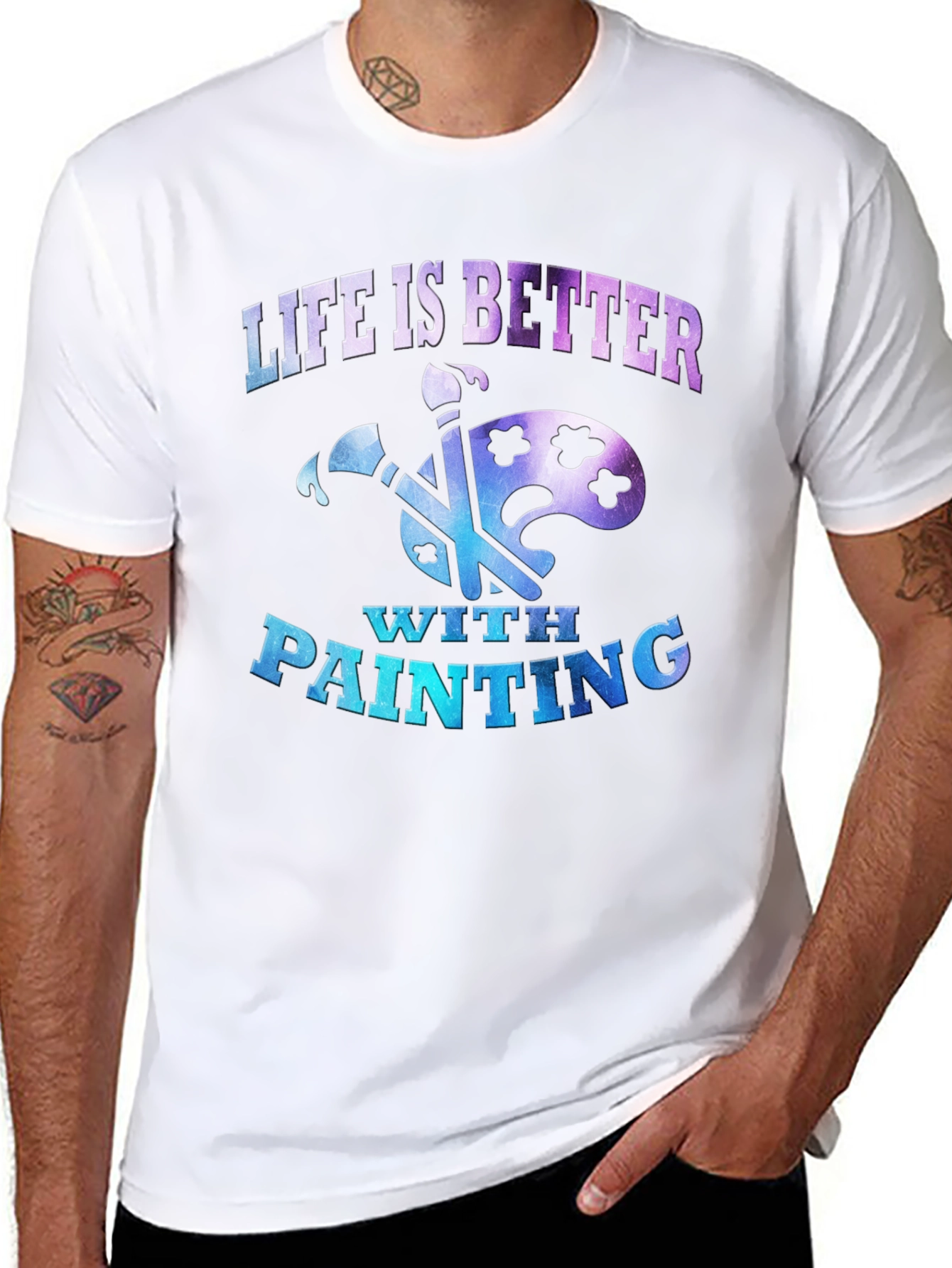 Life is Better with Painting T-Shirt