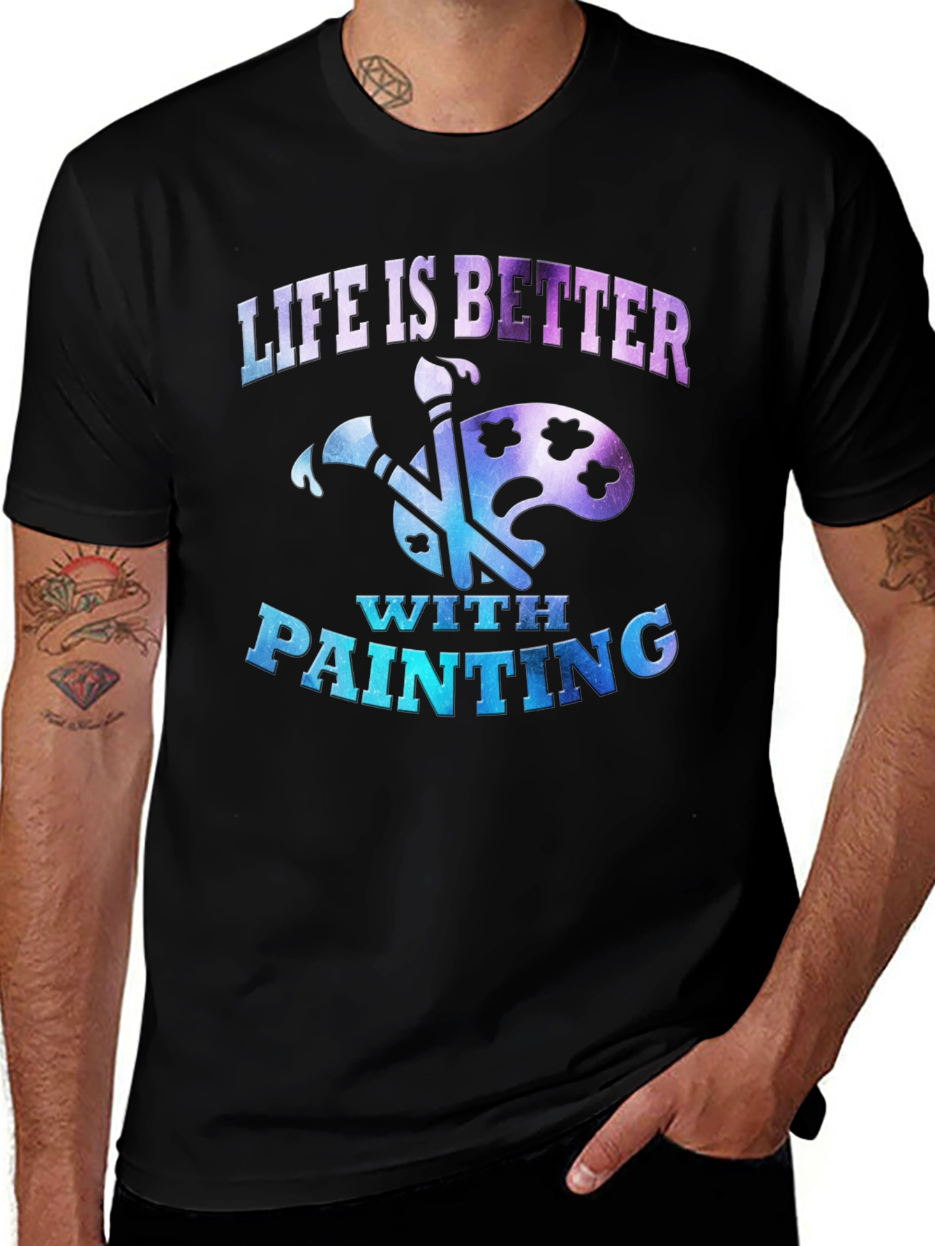 Life is Better with Painting T-Shirt