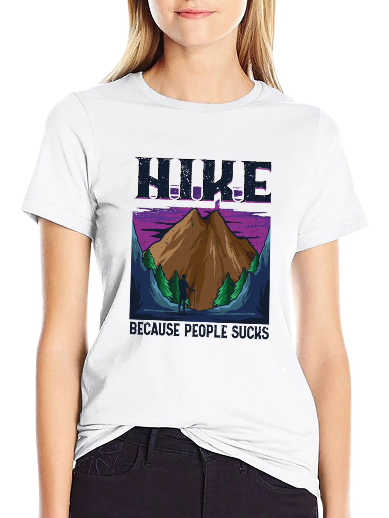 Hike Because People Suck T-Shirt