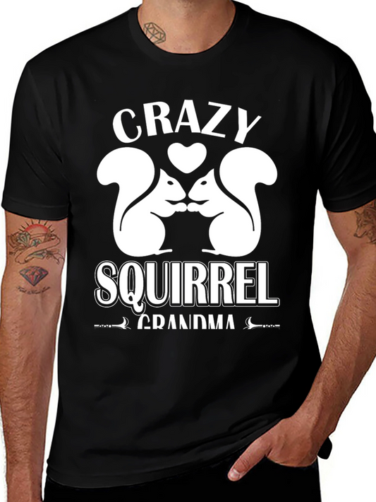 Crazy Squirrel Grandma T-Shirt