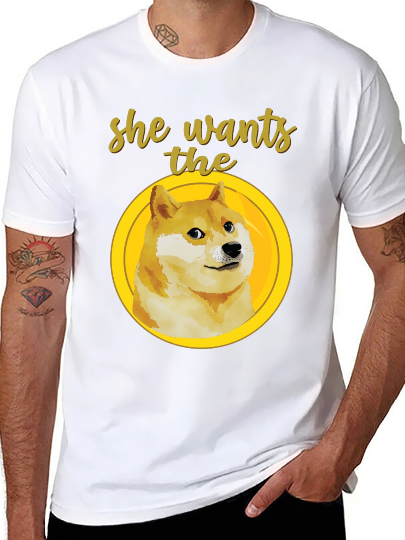 Doge Meme T-Shirt - She Wants The...