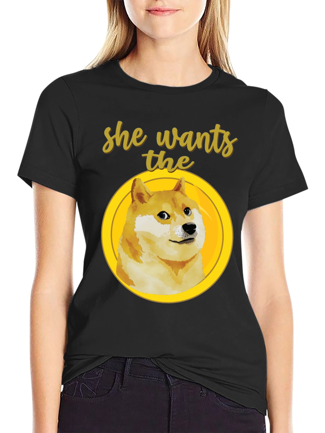 Doge Meme T-Shirt - She Wants The...