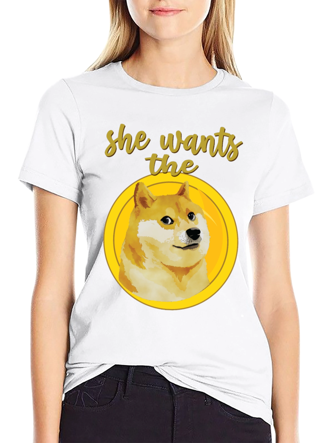 Doge Meme T-Shirt - She Wants The...