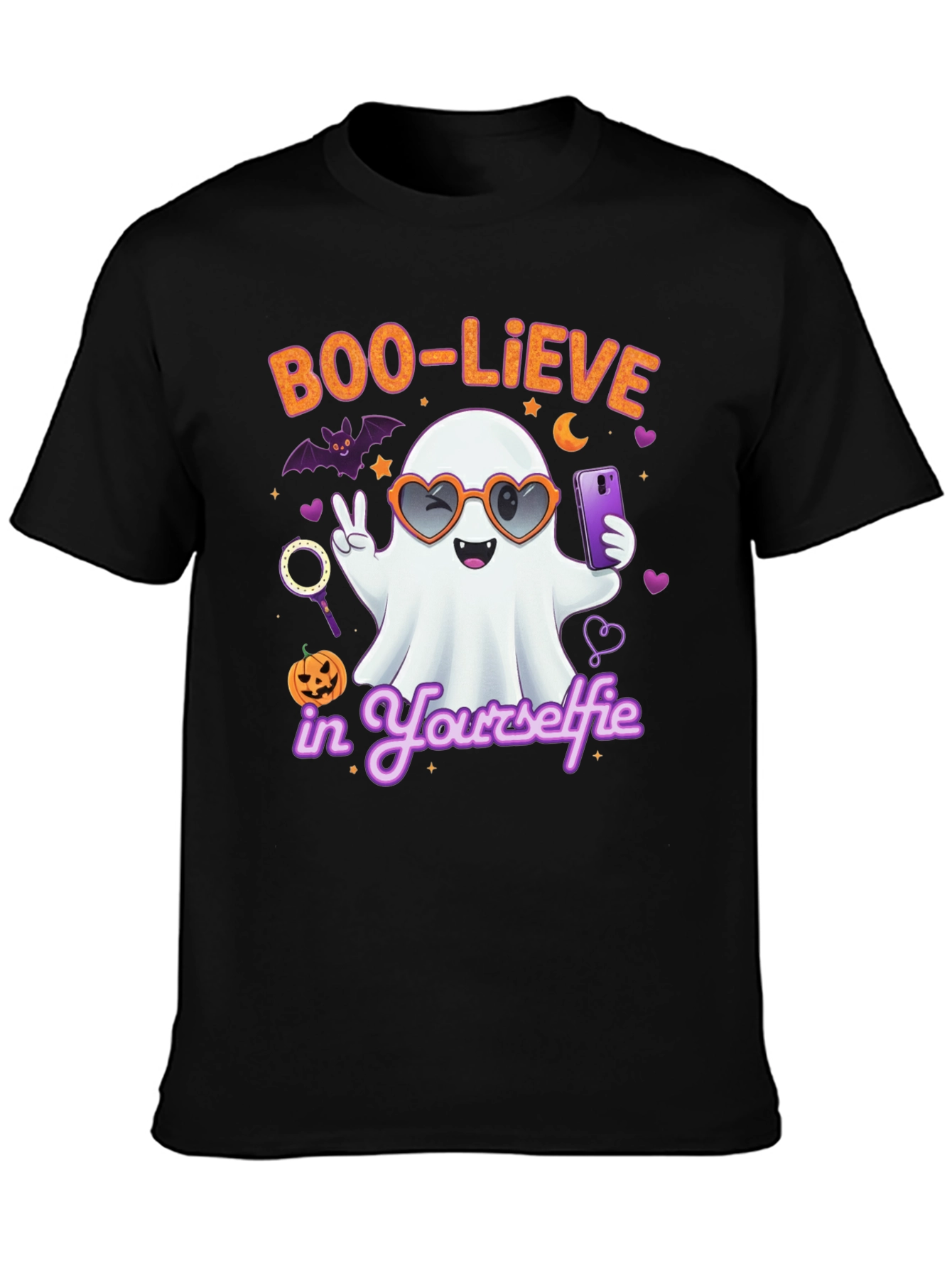 Boo-Lieve in Yourself Halloween Graphic Tee