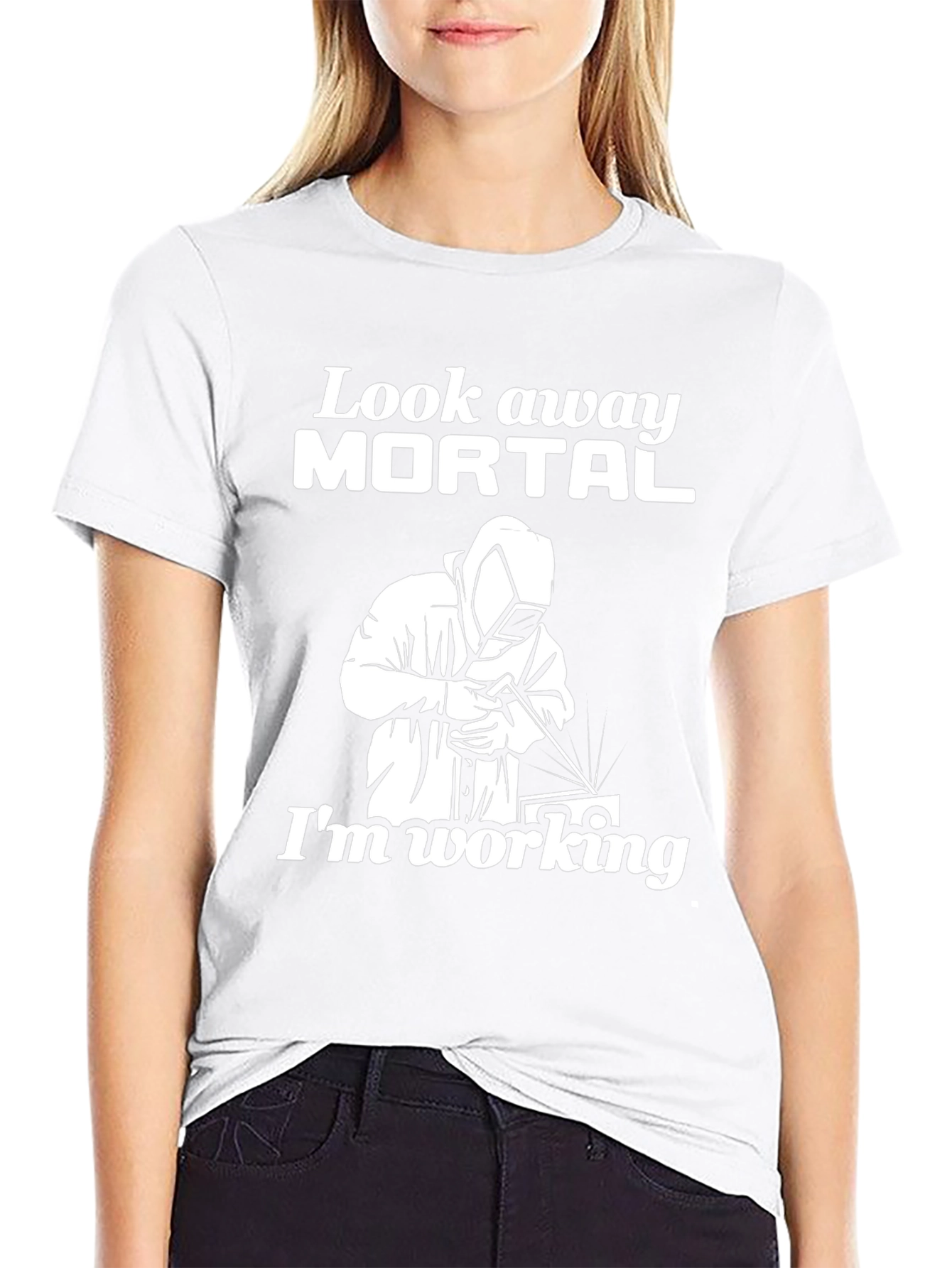 Look Away Mortal Welder T-Shirt