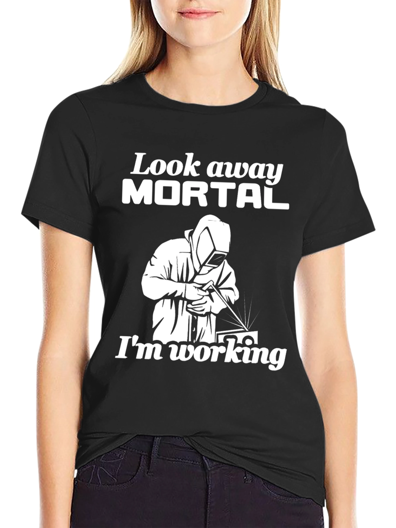 Look Away Mortal Welder T-Shirt