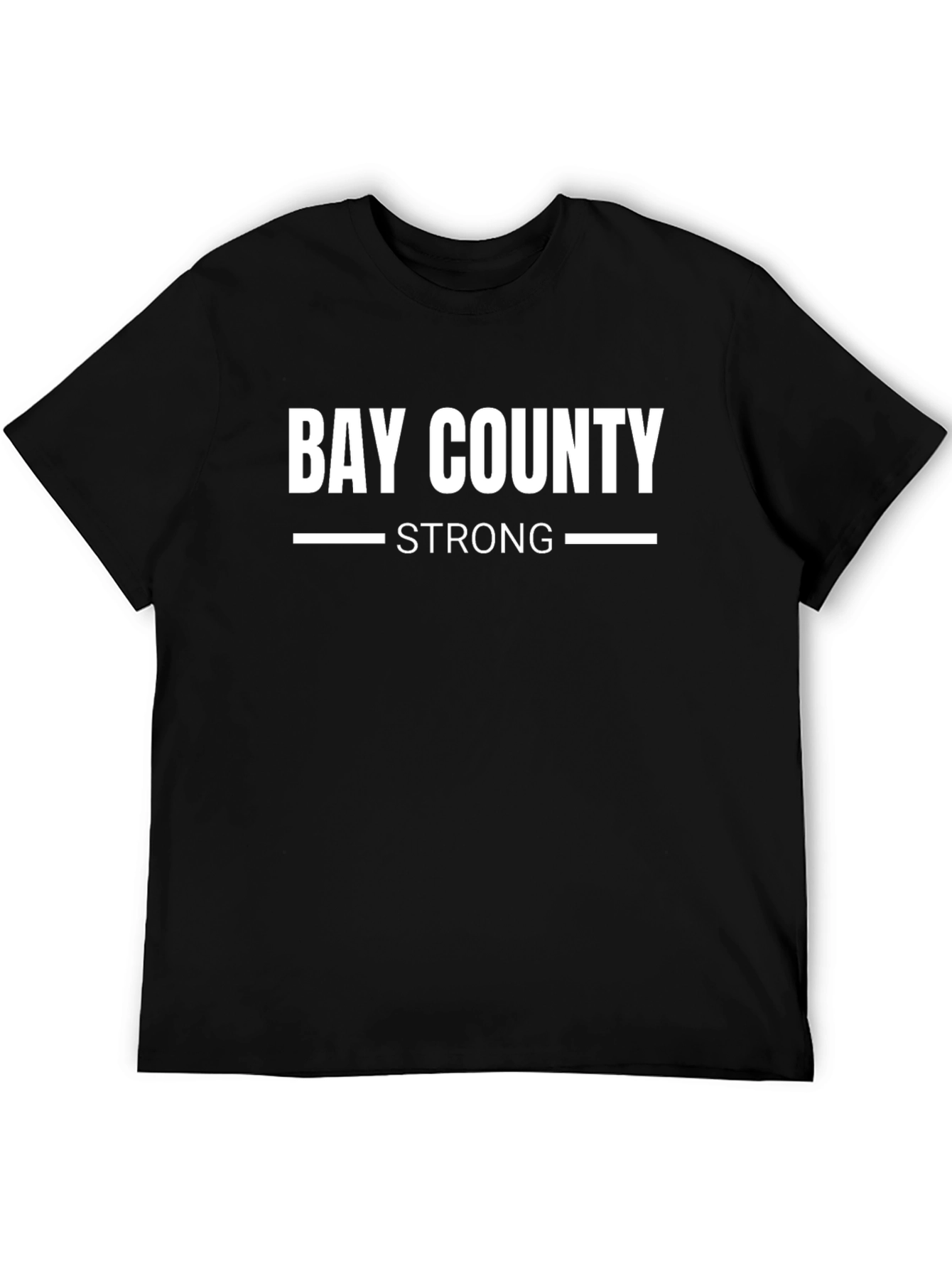 Bay County Strong Graphic Tee - Black Unisex Shirt