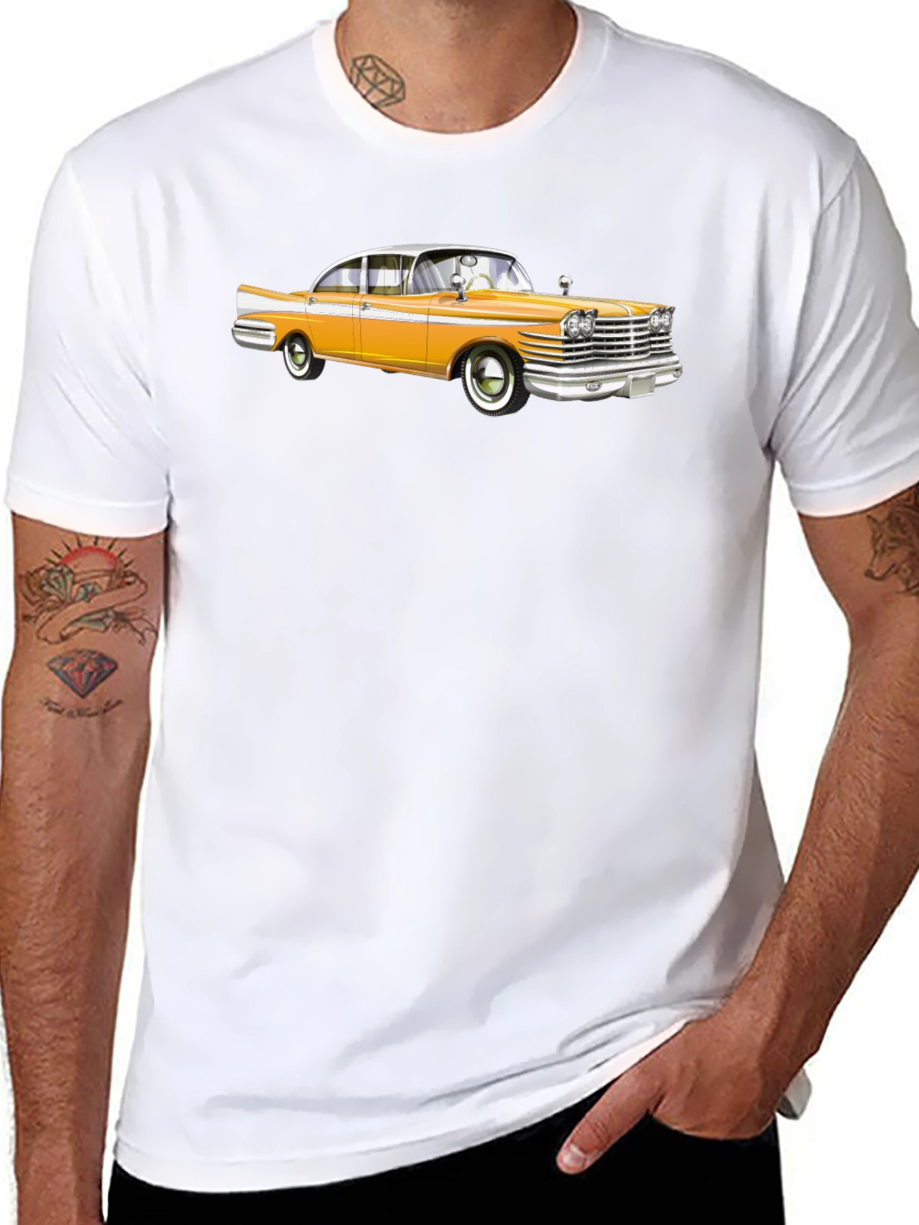 Classic Car Graphic Tee - Retro Style