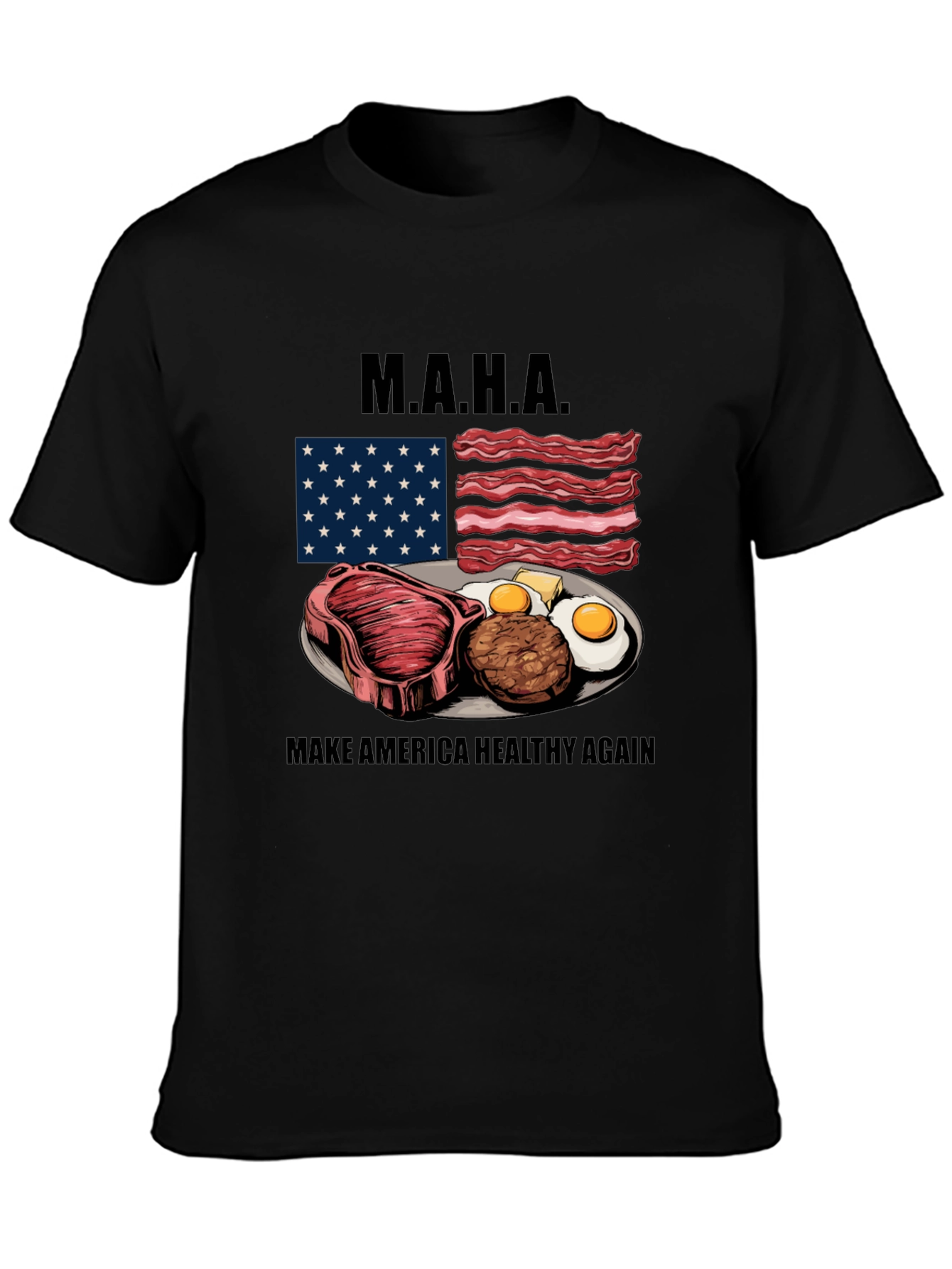 MAHA Make America Healthy Again Funny T-Shirt