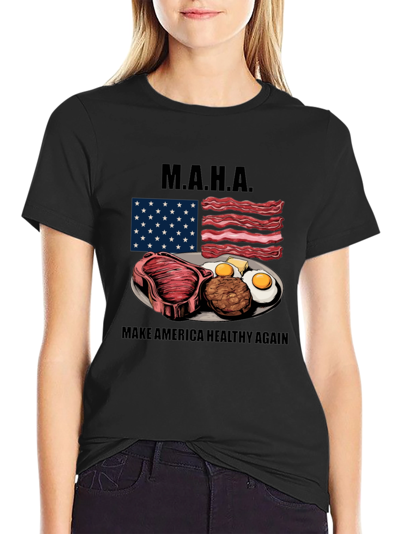 MAHA Make America Healthy Again Funny T-Shirt
