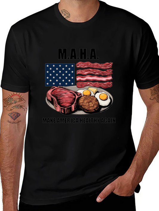 MAHA Make America Healthy Again Funny T-Shirt