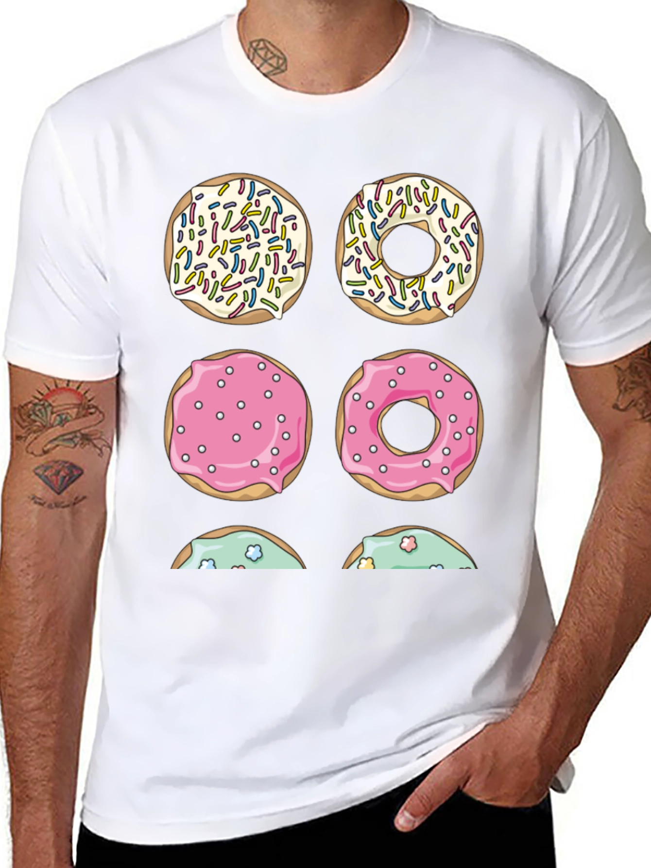 Donut T-Shirt - Sweet Treat Design