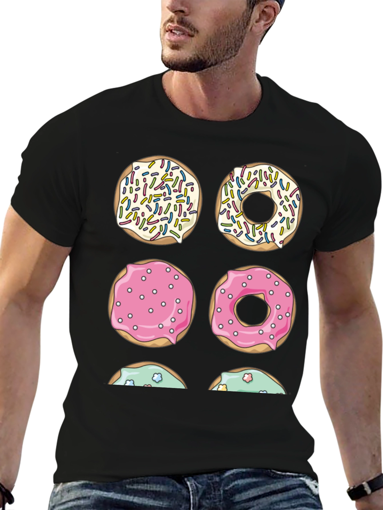 Donut T-Shirt - Sweet Treat Design