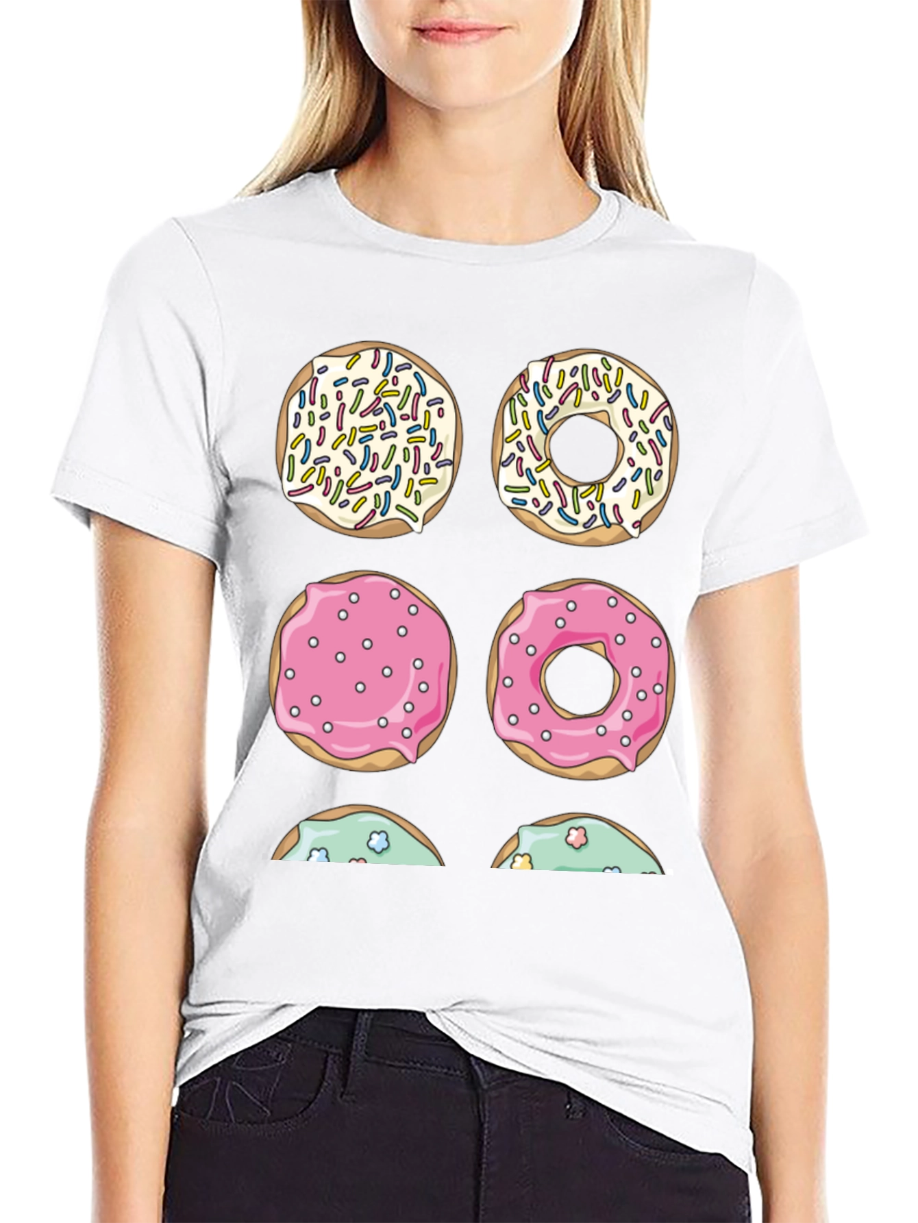 Donut T-Shirt - Sweet Treat Design
