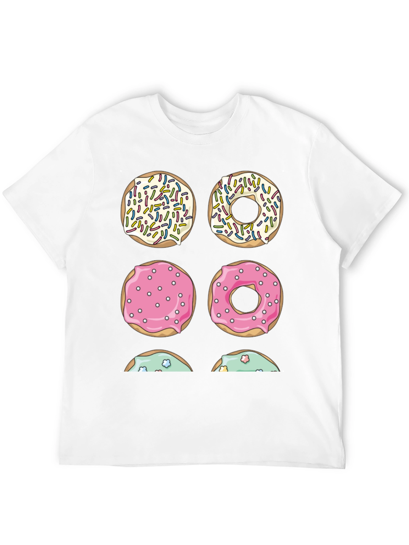 Donut T-Shirt - Sweet Treat Design