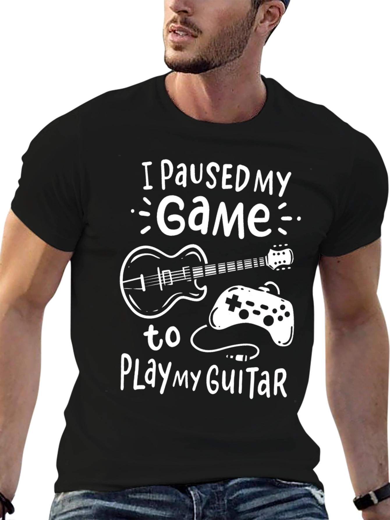 Funny Gamer Guitarist T-Shirt