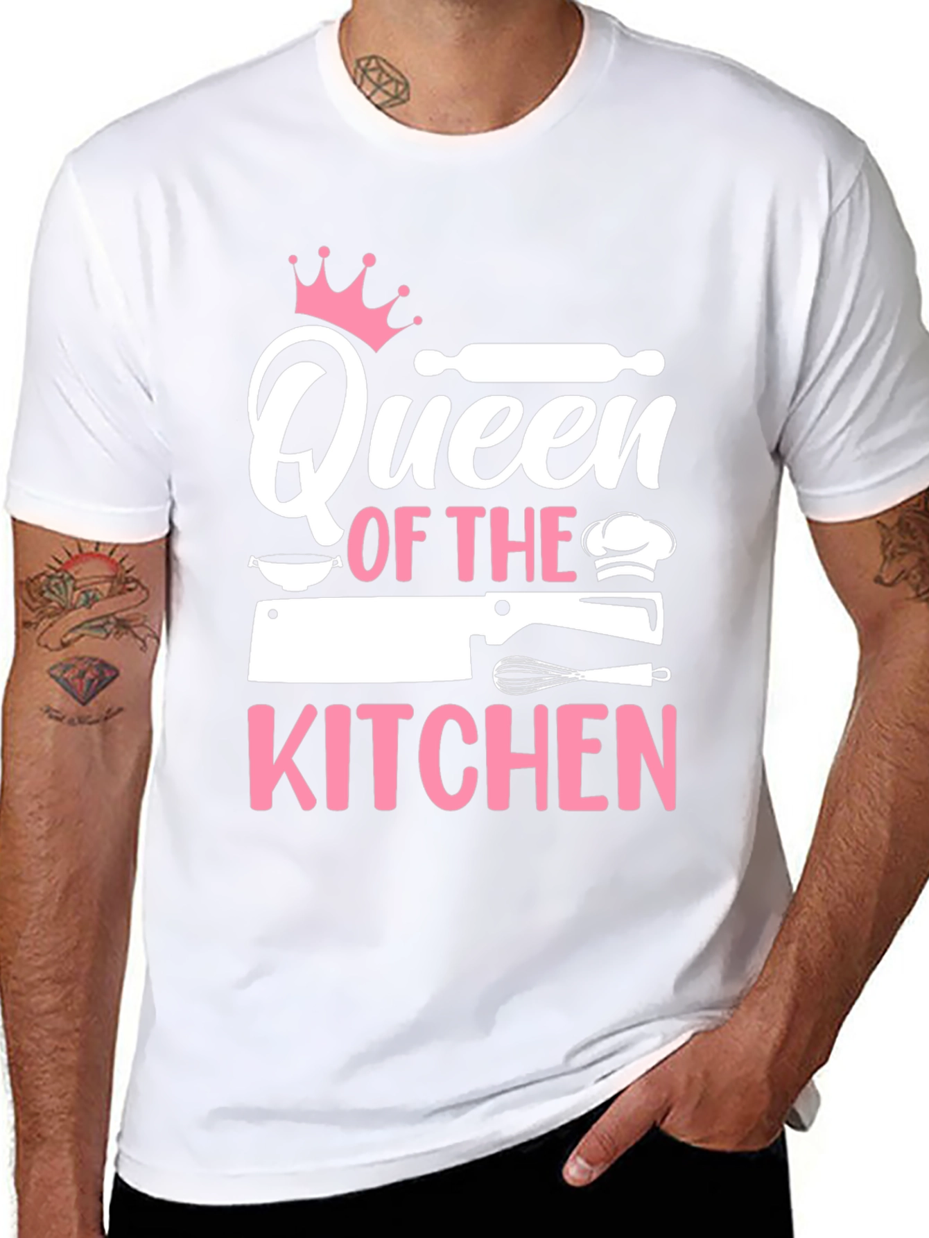 Queen of the Kitchen Black T-Shirt