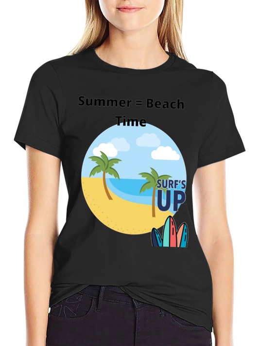 Summer Beach Time Graphic Tee