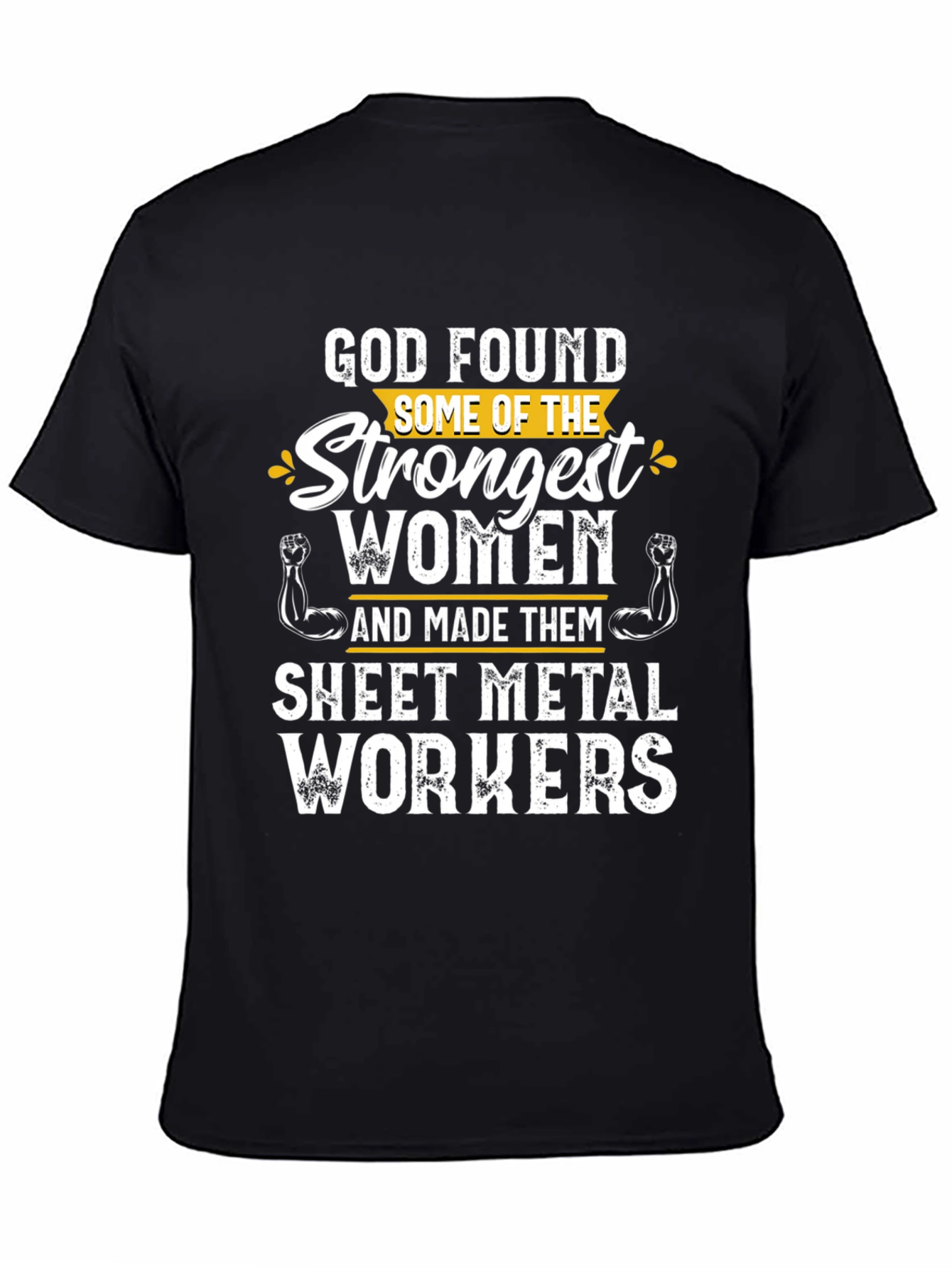 Strong Women Sheet Metal Worker Graphic T-Shirt