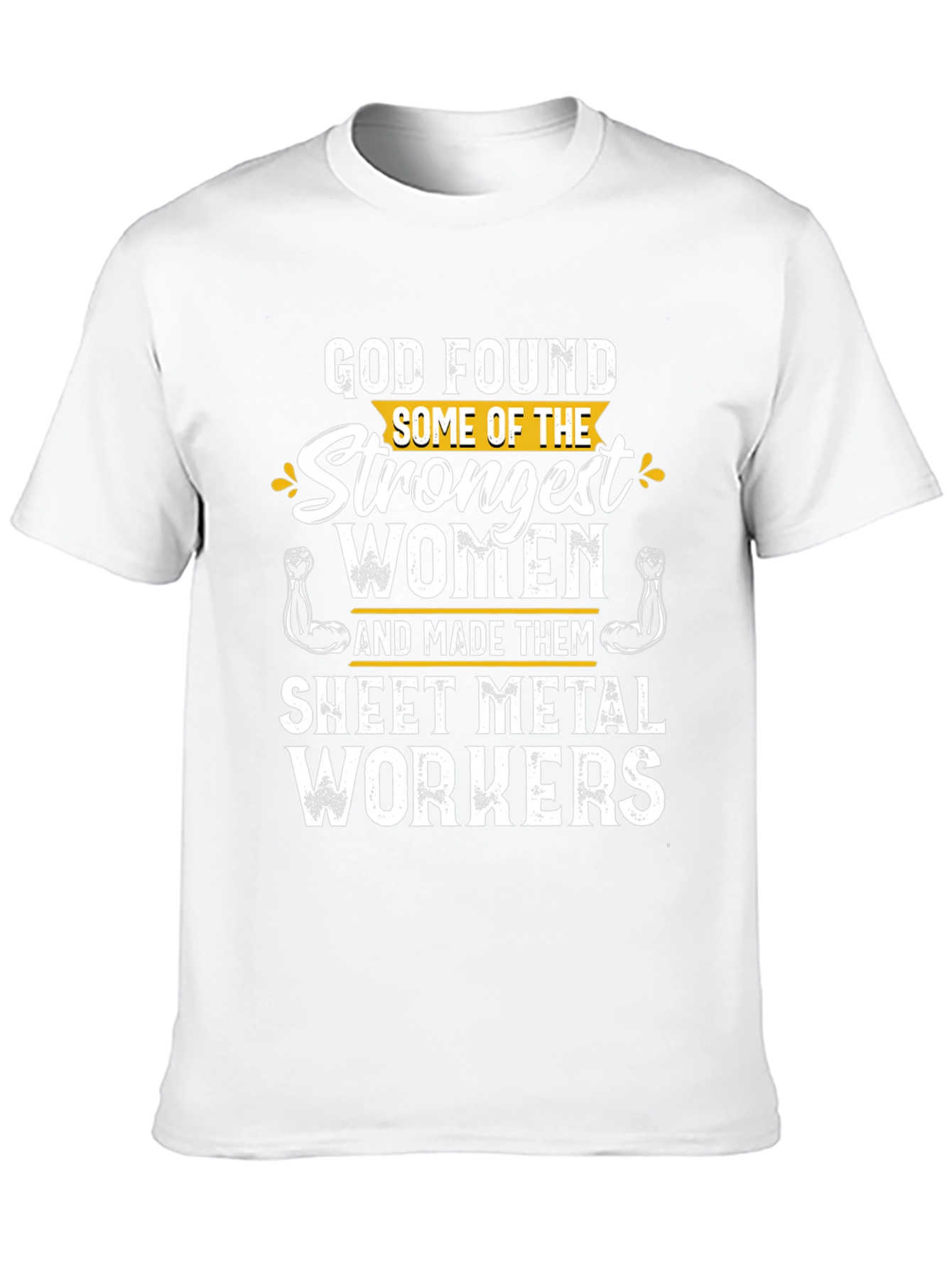 Strong Women Sheet Metal Worker Graphic T-Shirt