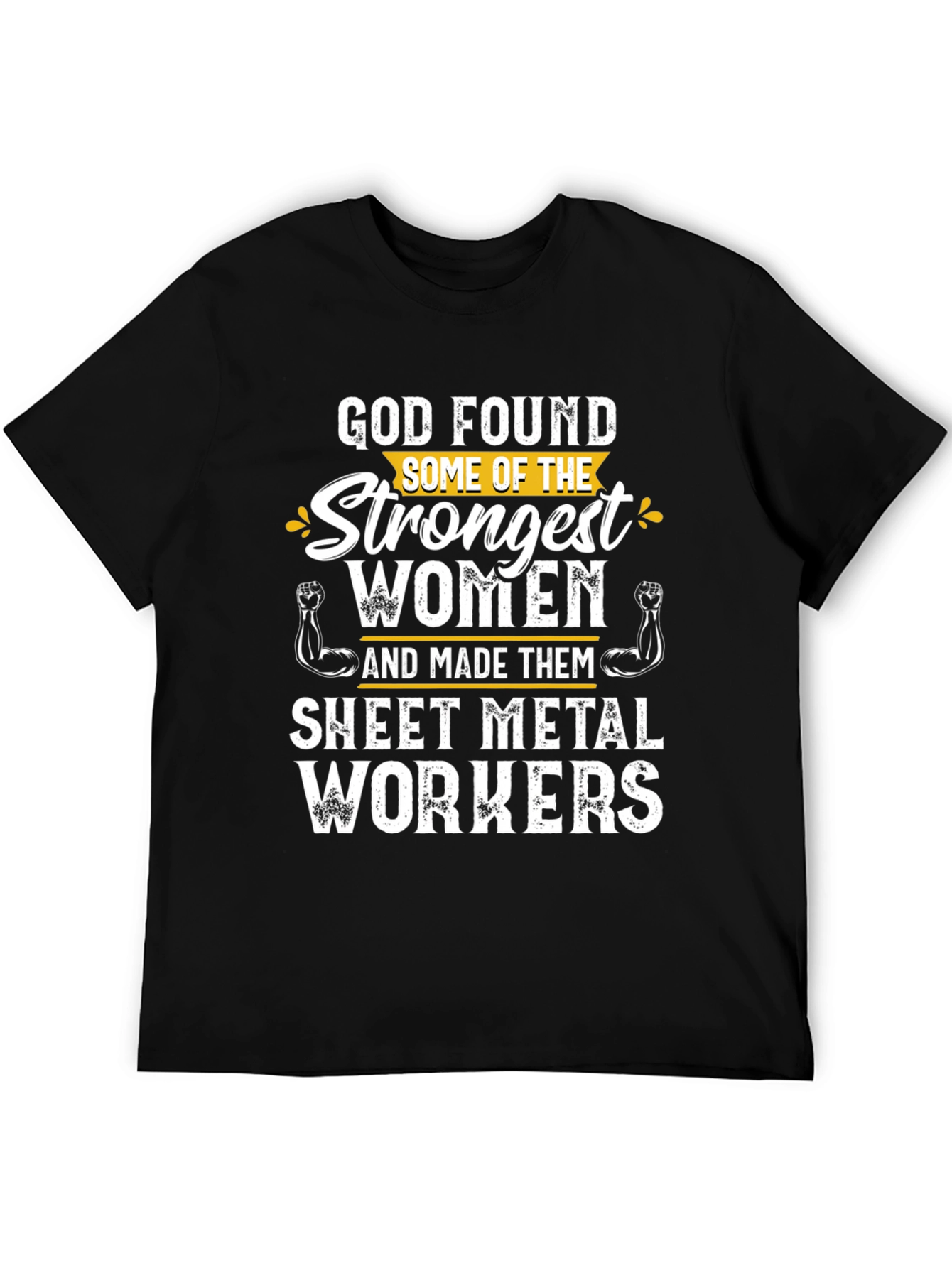 Strong Women Sheet Metal Worker Graphic T-Shirt
