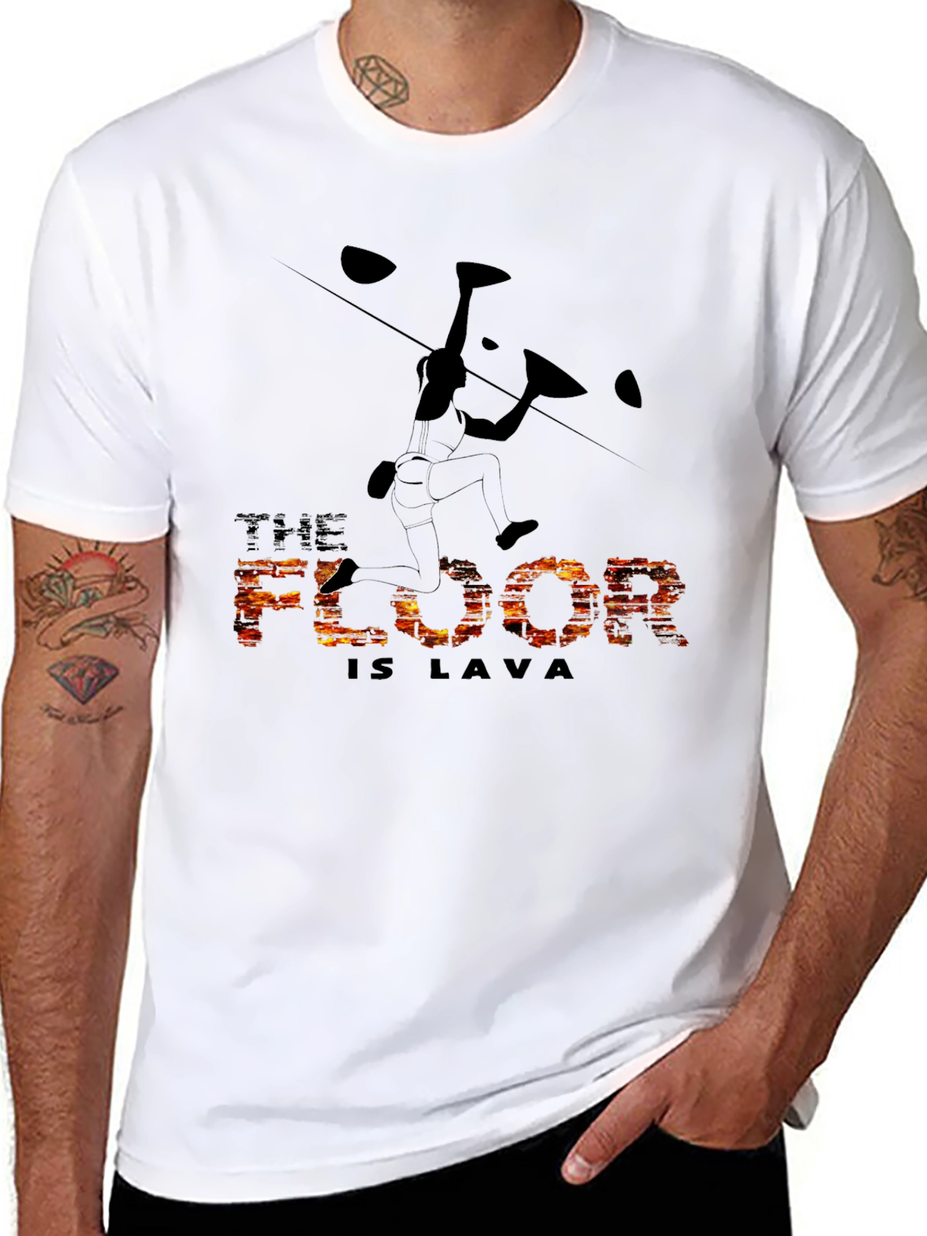 The Floor Is Lava Climbing T-Shirt