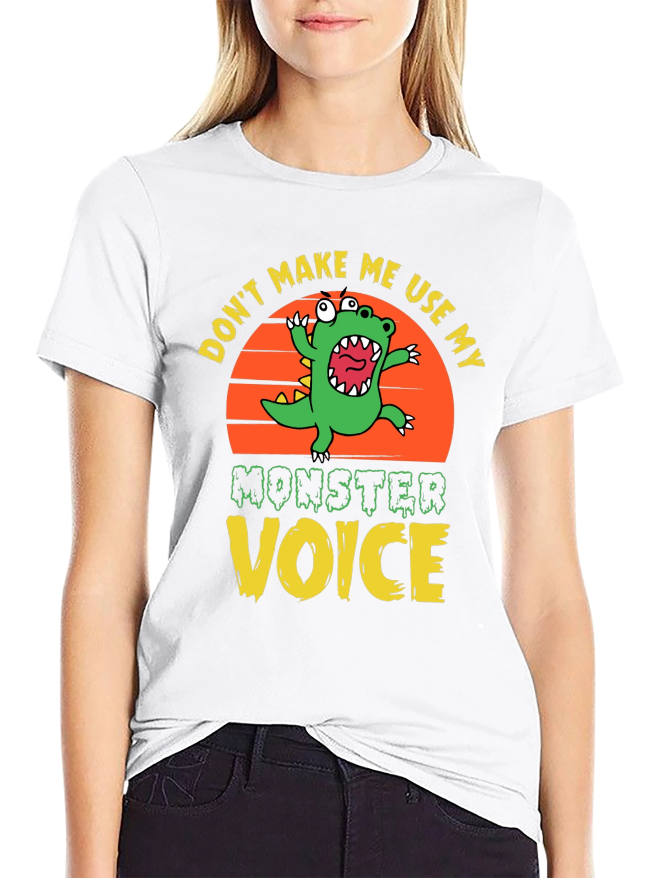 Dont Make Me Use My Monster Voice Graphic Tee