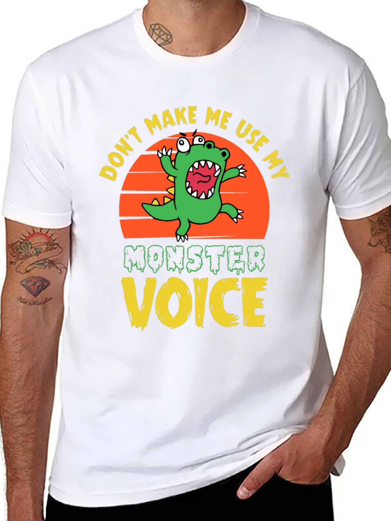 Dont Make Me Use My Monster Voice Graphic Tee