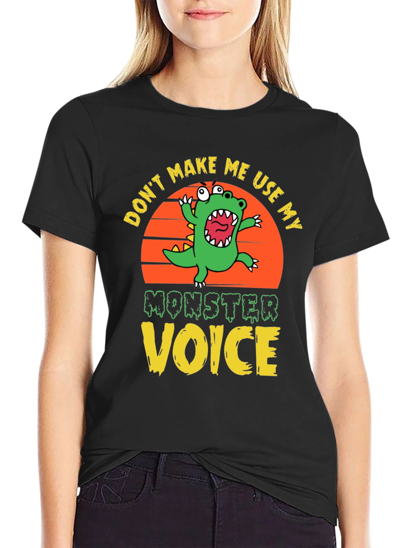 Dont Make Me Use My Monster Voice Graphic Tee