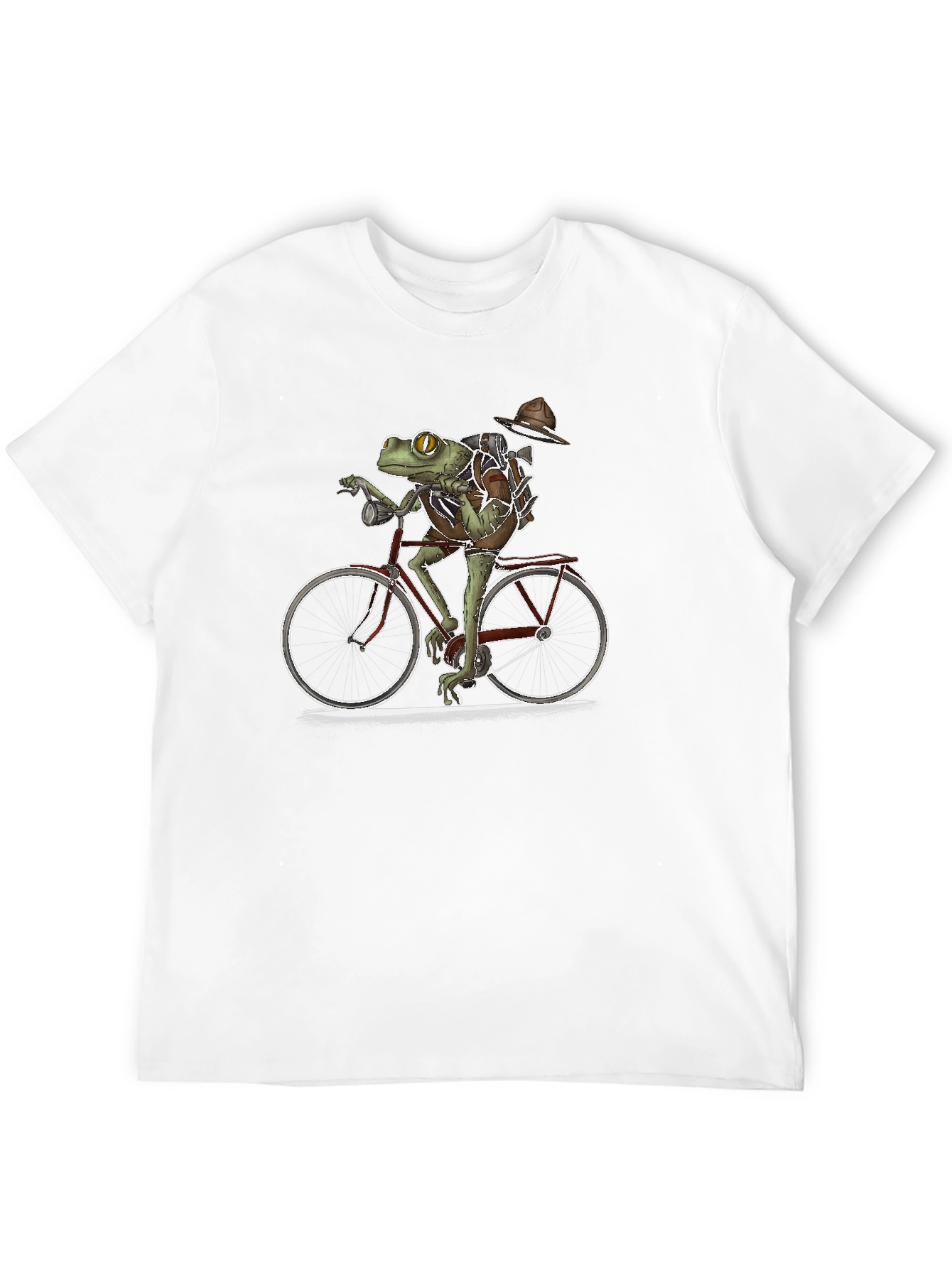 Frog on a Bike Graphic T-Shirt