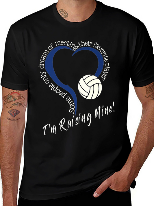 Volleyball Mom Shirt - Raising My Favorite Player T-Shirt