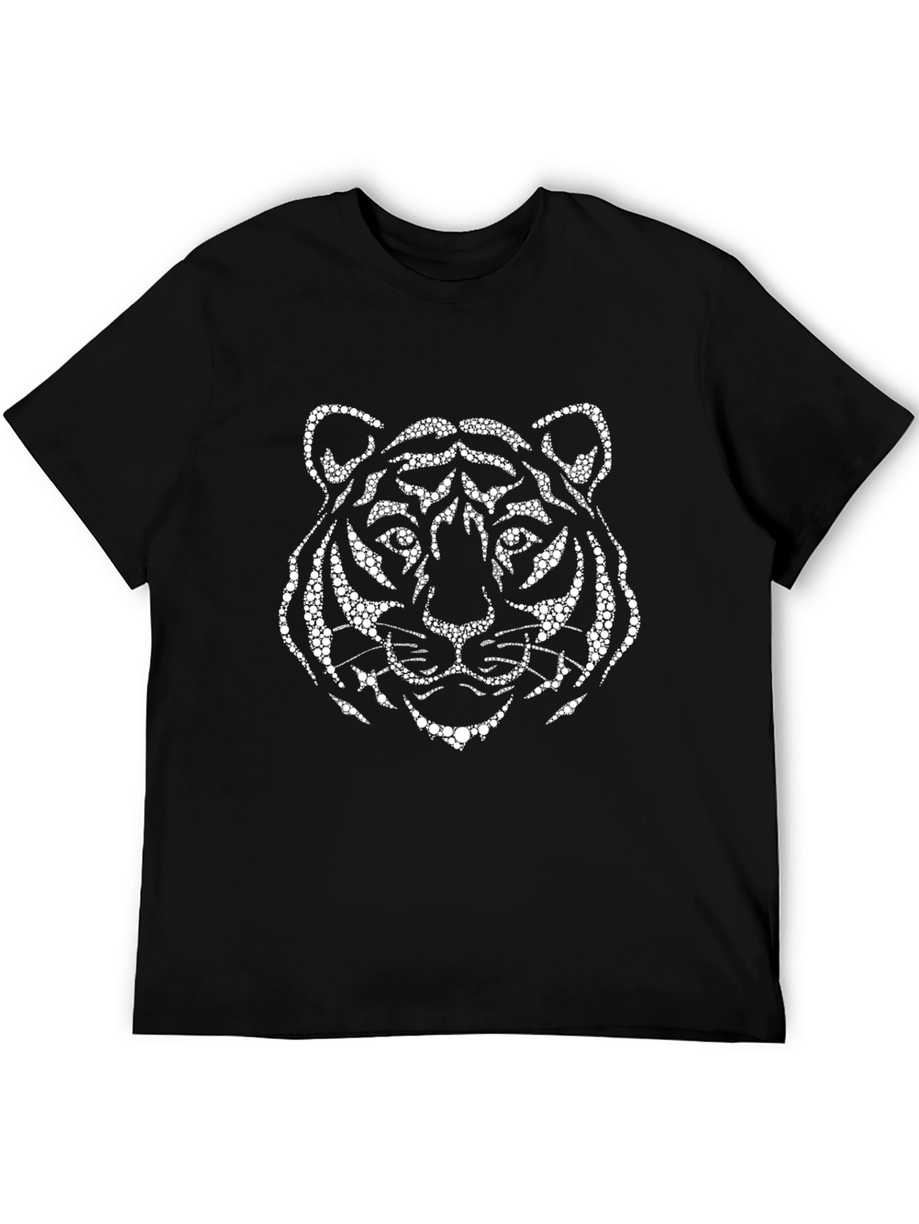 Cool Tiger Graphic Black T-Shirt
