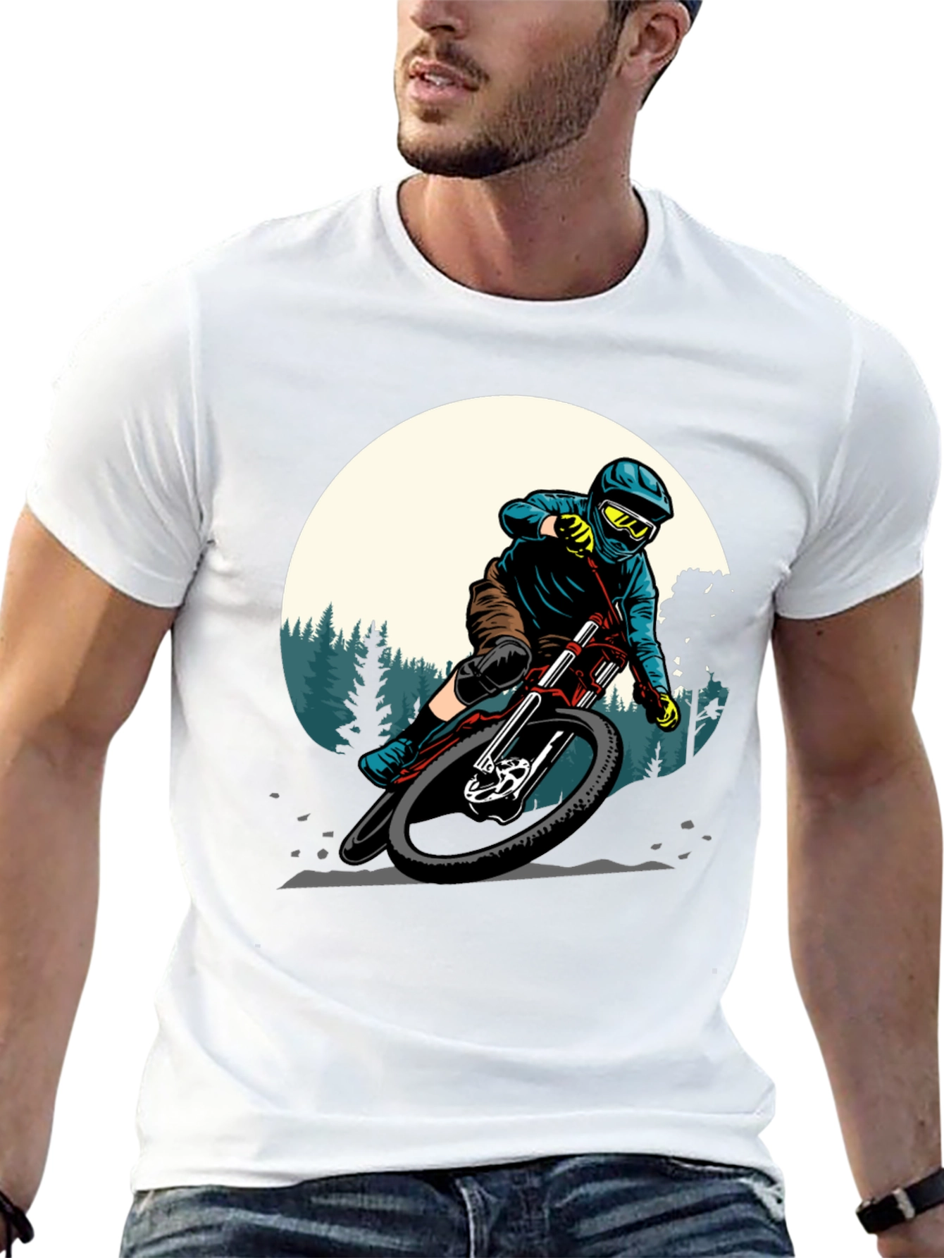 Mountain Bike Graphic Tee - Ride in Style!
