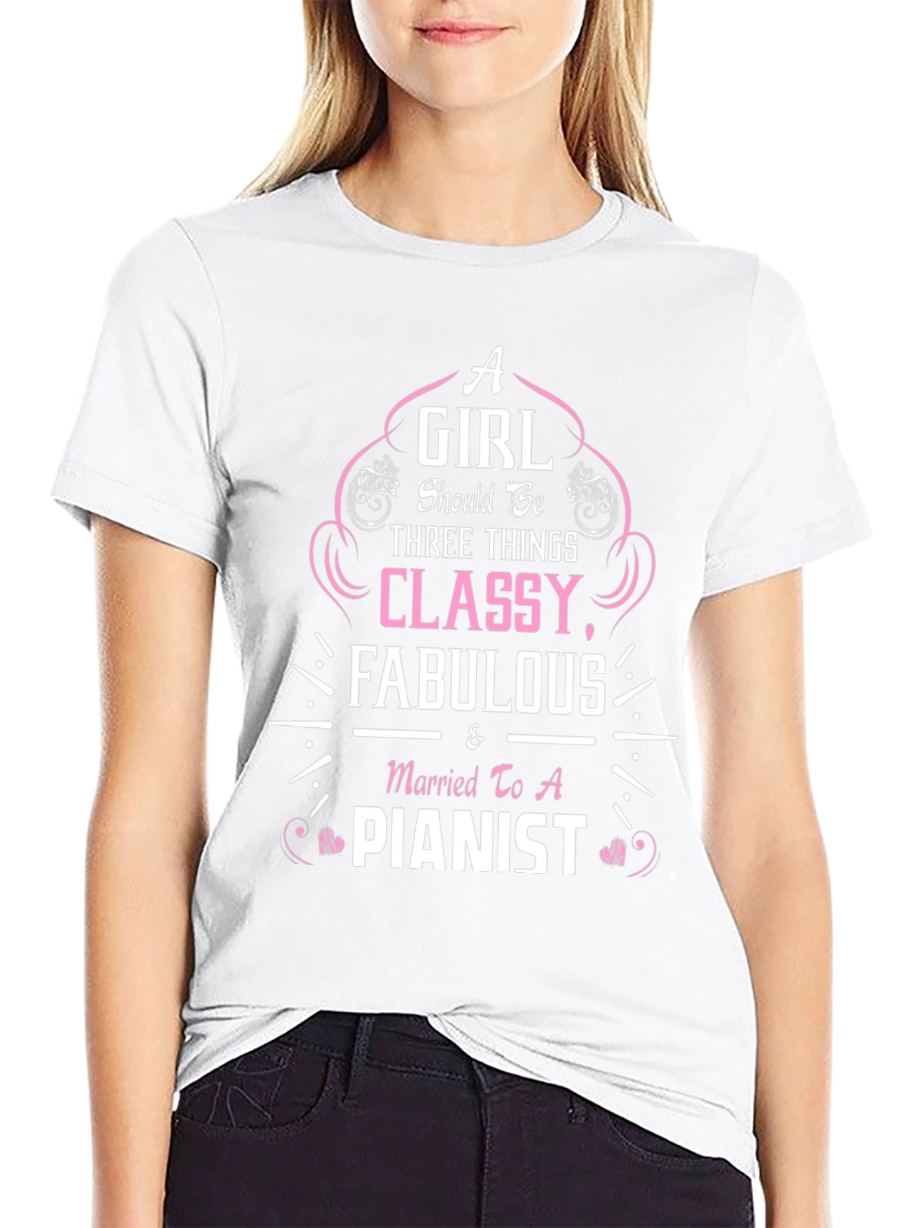 Classy Fabulous Pianist Tee