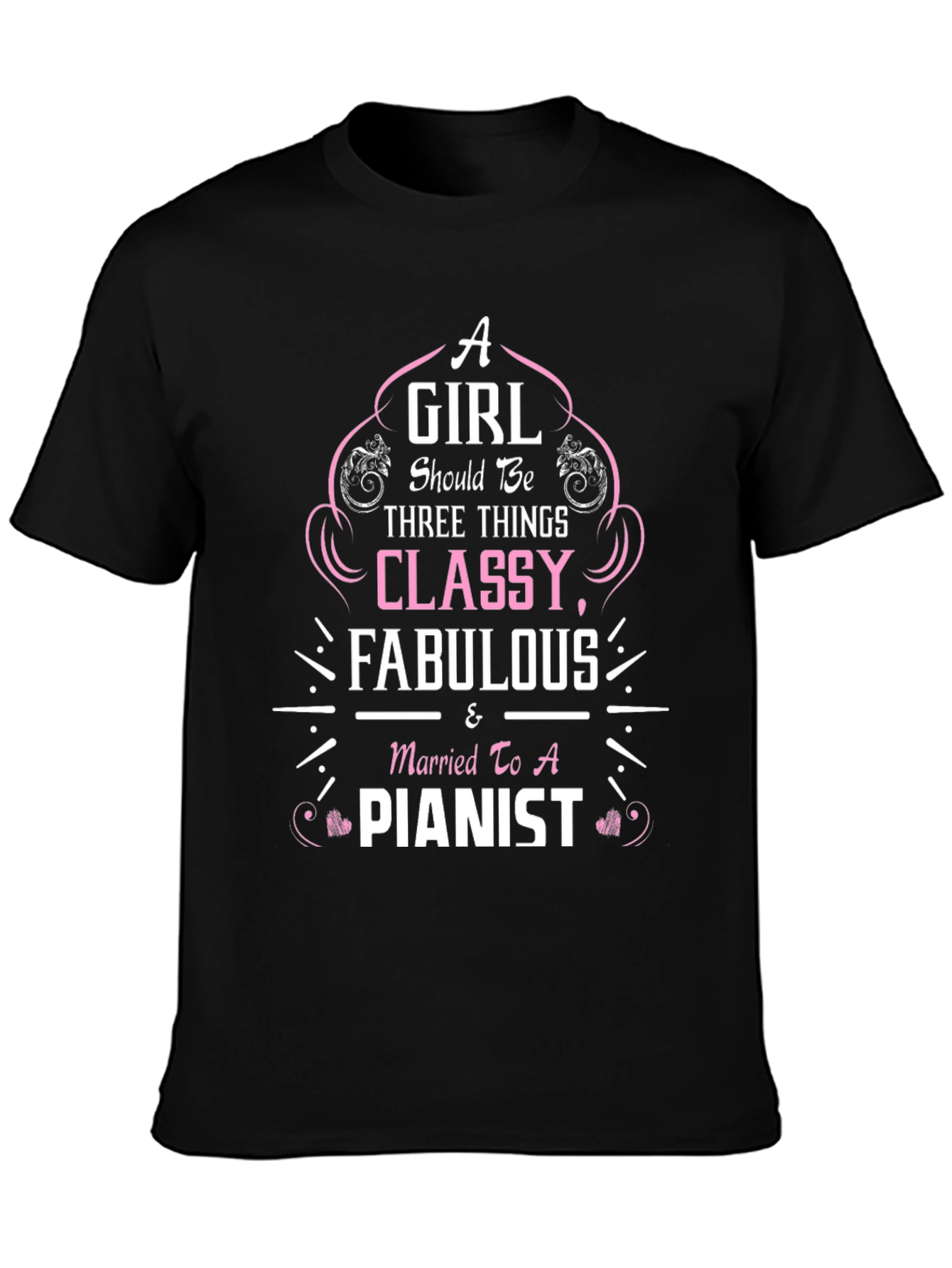 Classy Fabulous Pianist Tee