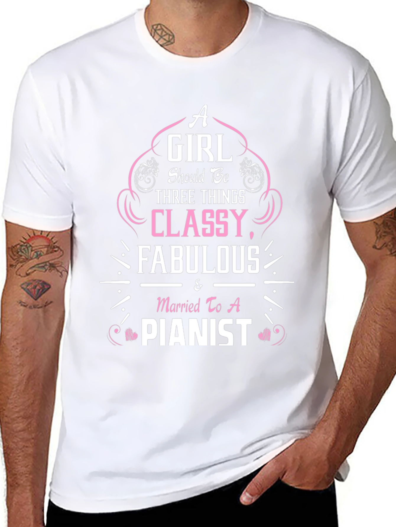 Classy Fabulous Pianist Tee
