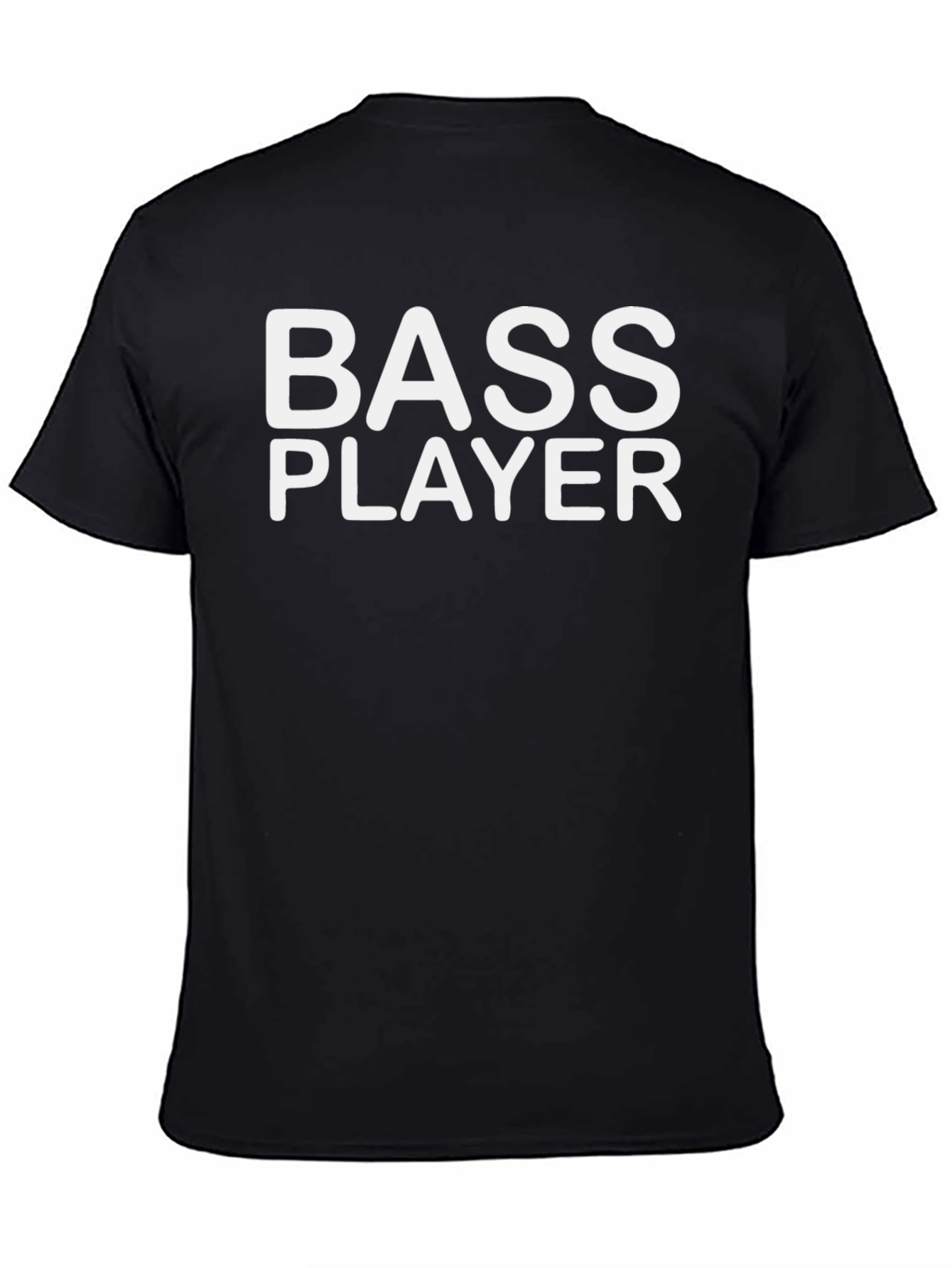 Bass Player Graphic T-Shirt - Black