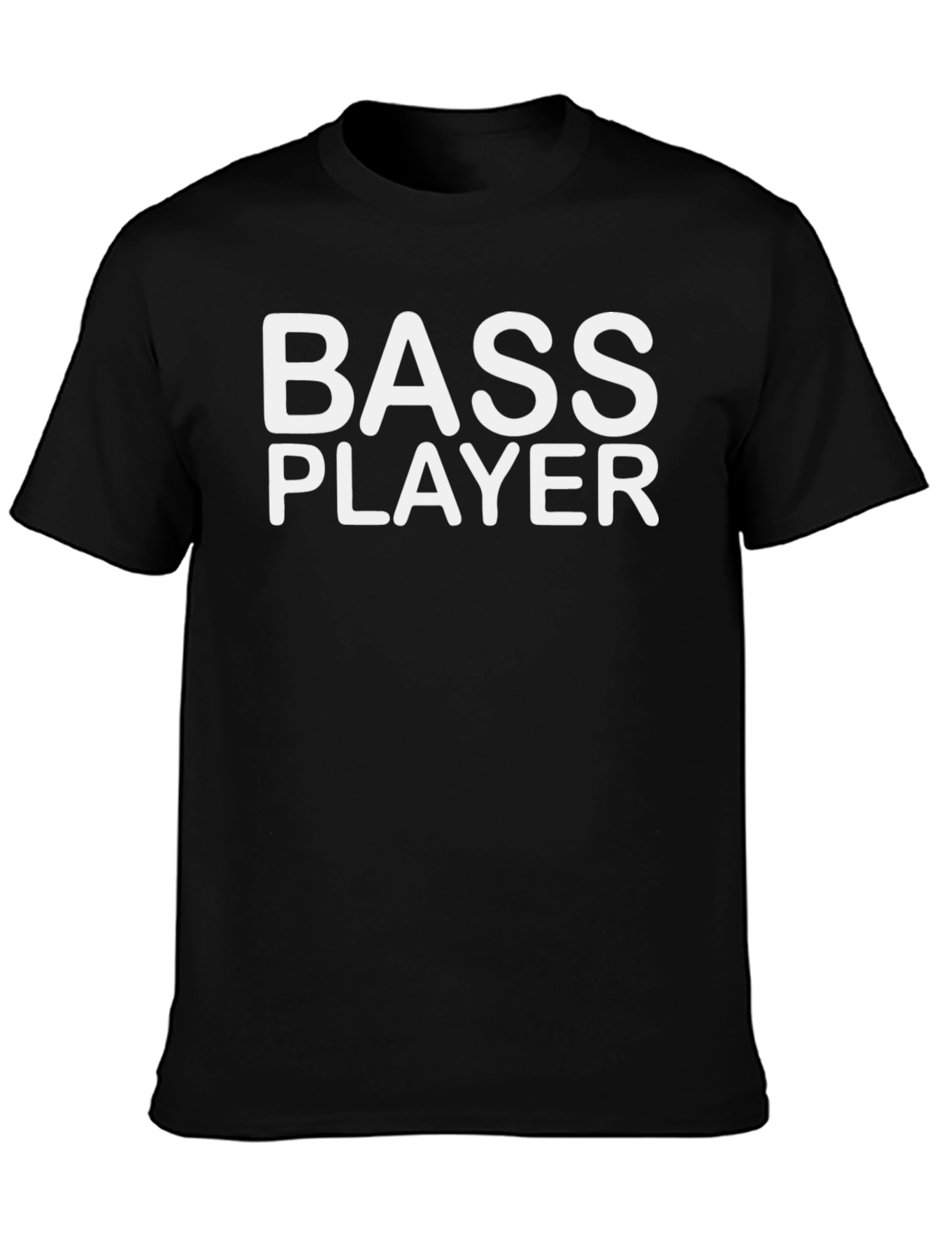 Bass Player Graphic T-Shirt - Black