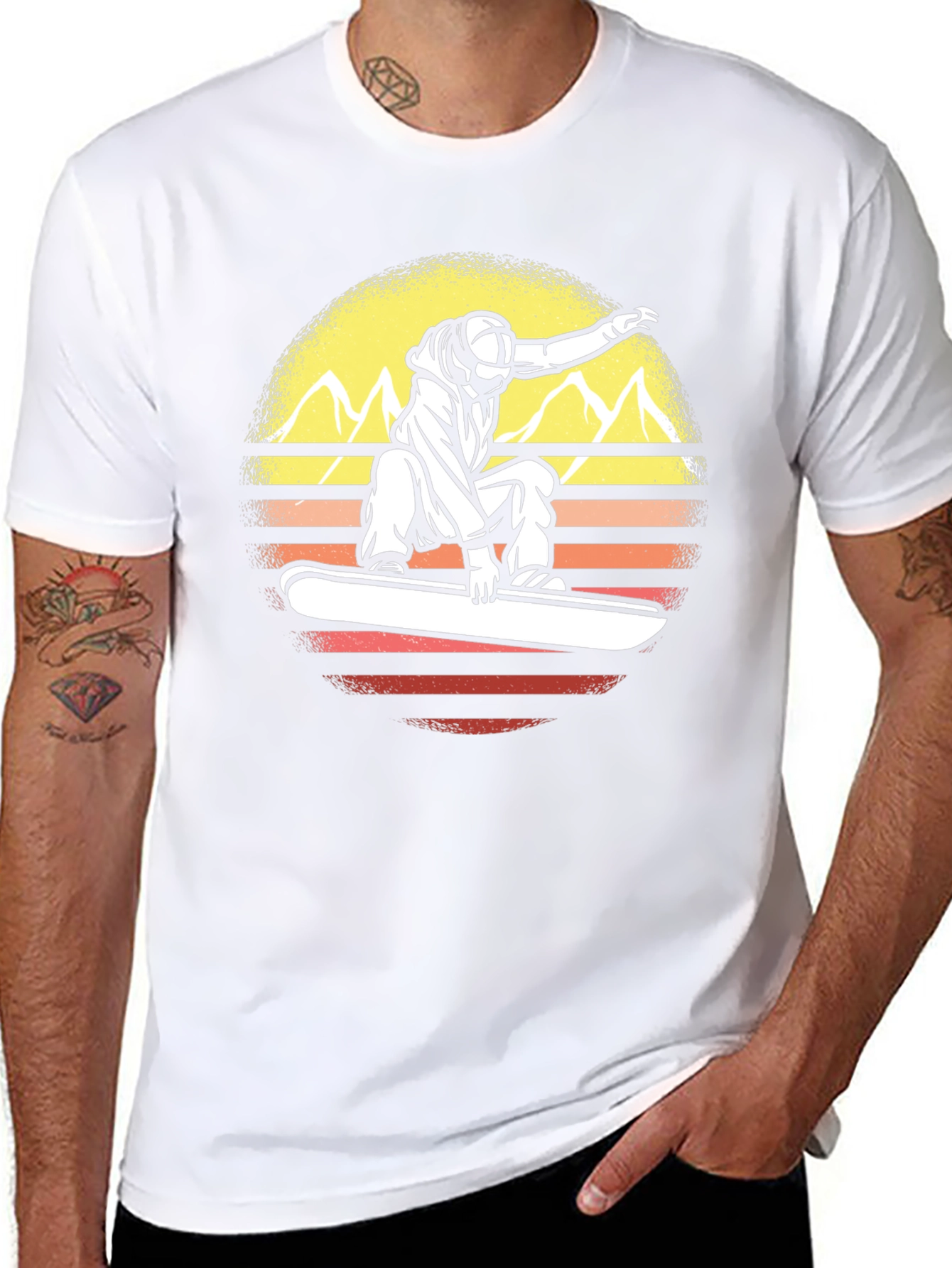 Retro Snowboard T-Shirt