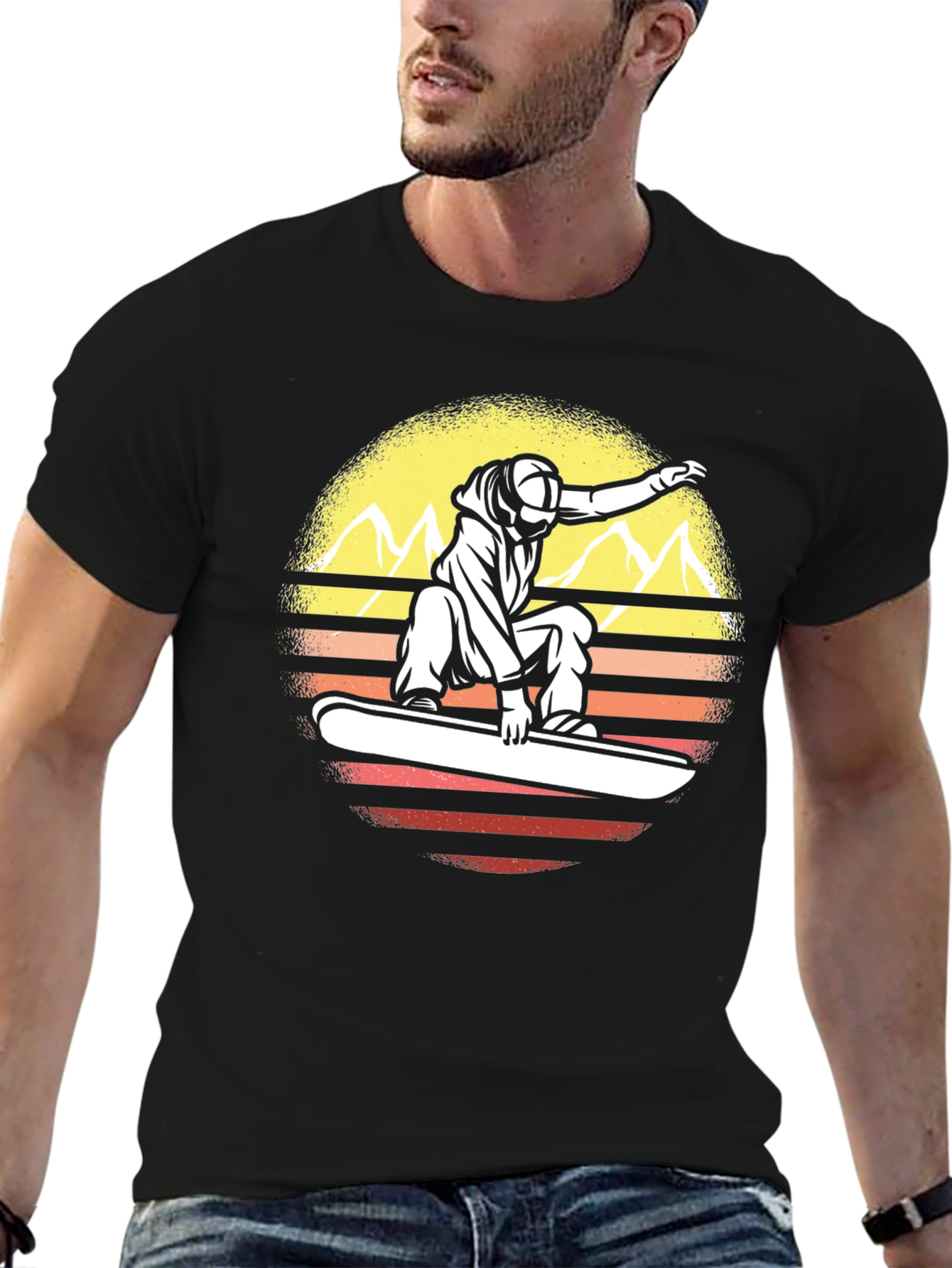 Retro Snowboard T-Shirt