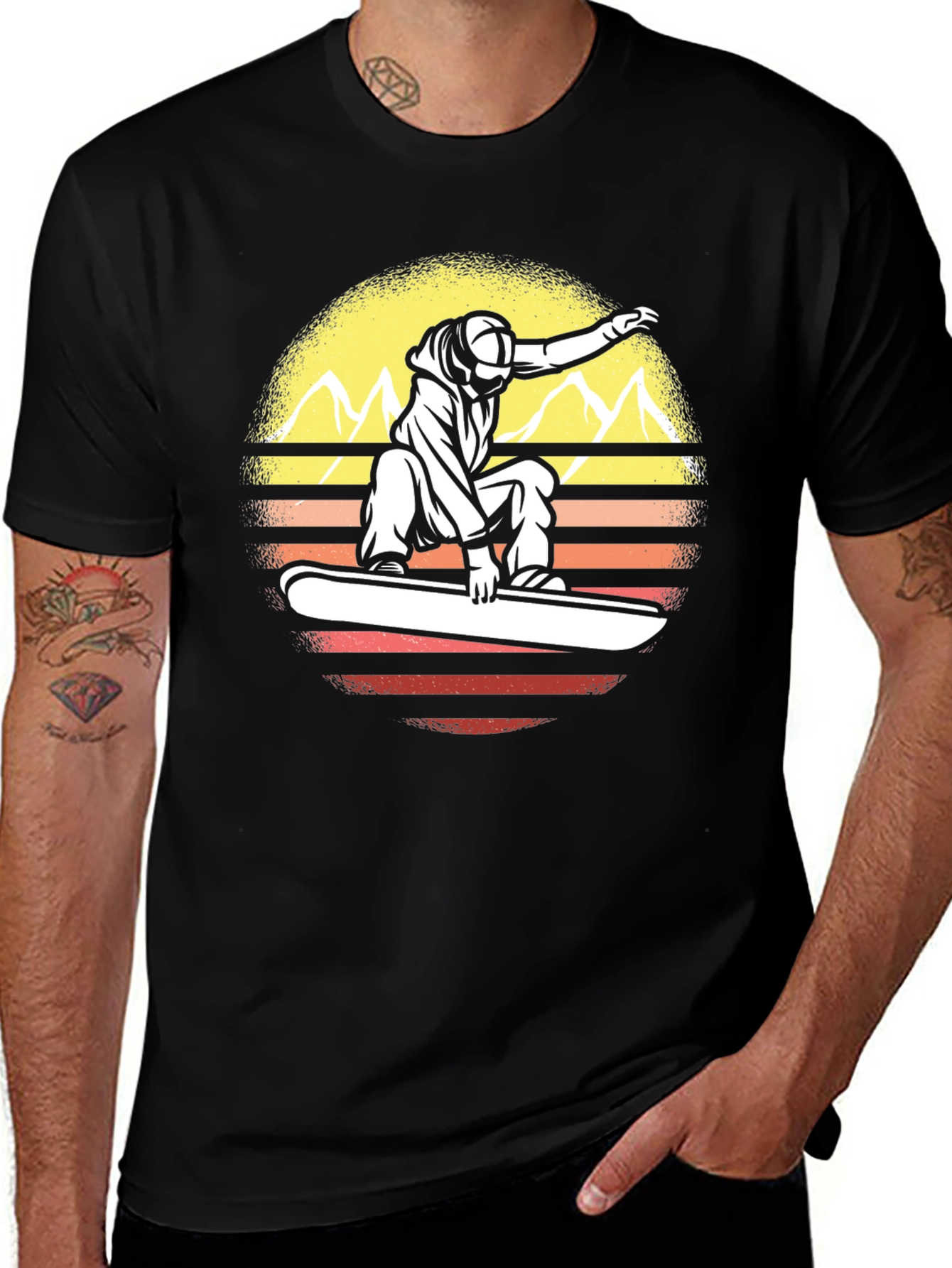 Retro Snowboard T-Shirt